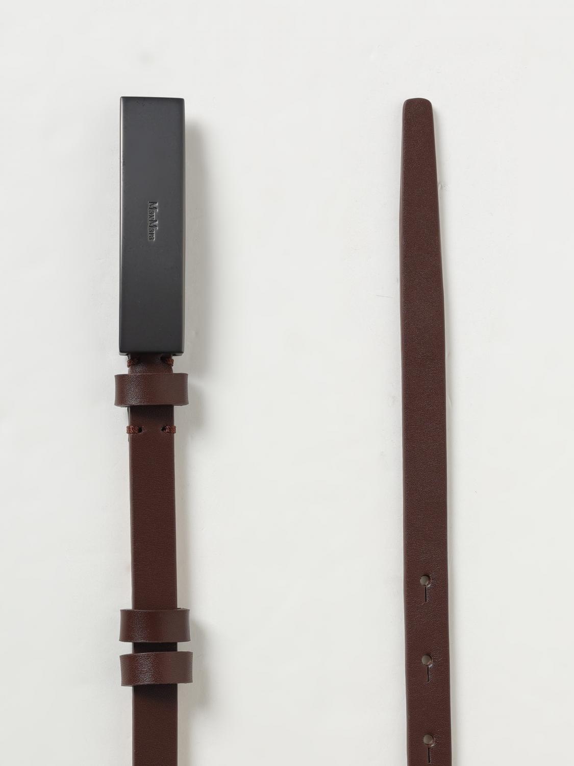 Max Mara Belt Woman Brown MAX MARA