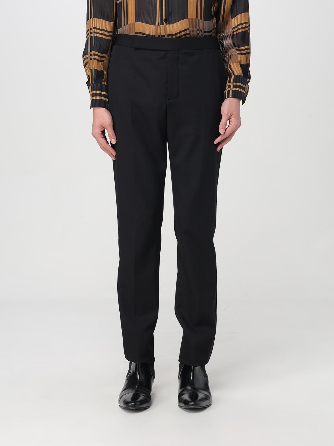 Saint Laurent Pants Men Black SAINT LAURENT