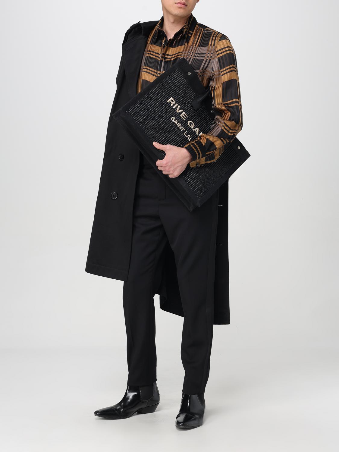 Saint Laurent Pants Men Black SAINT LAURENT