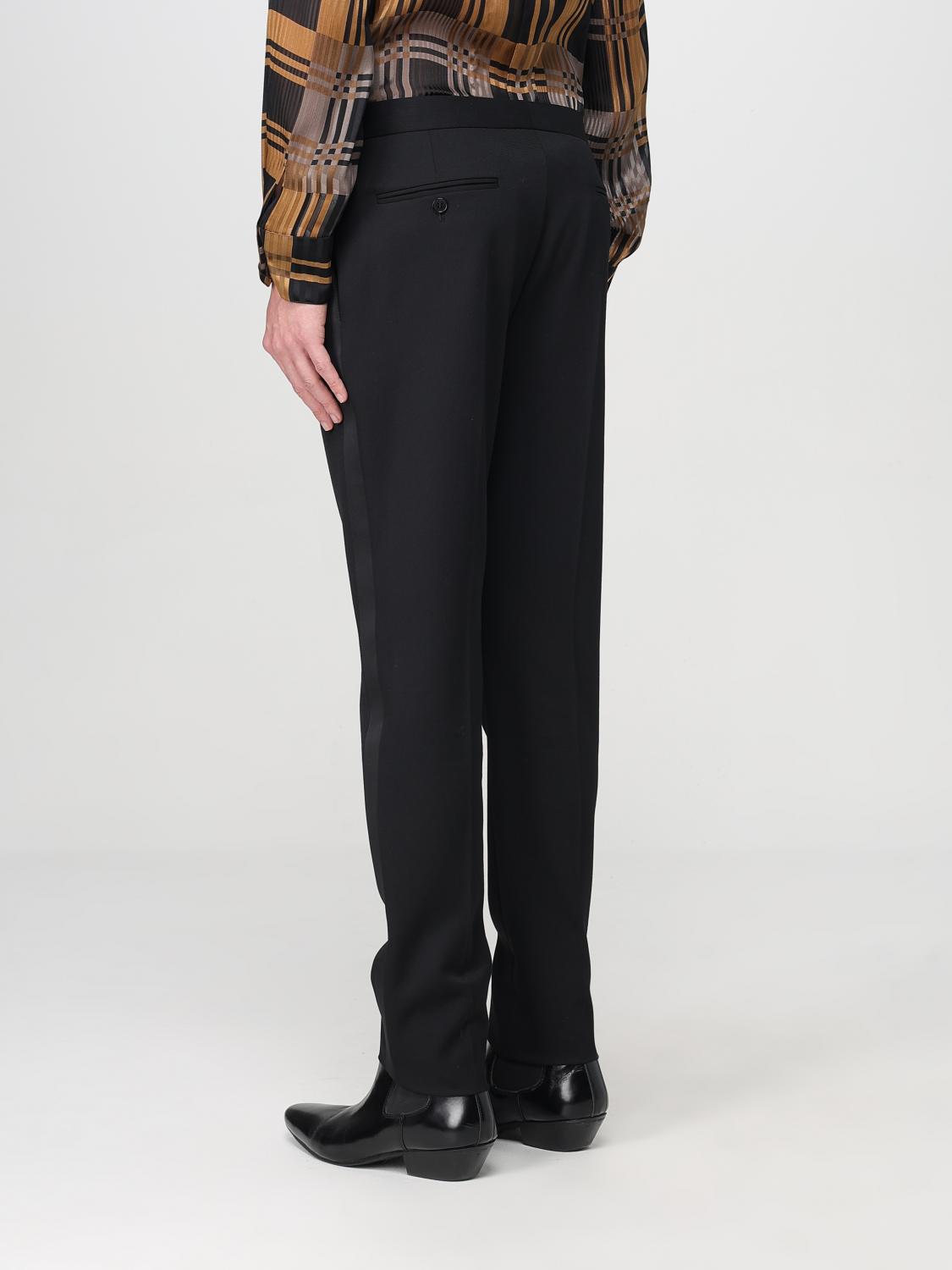 Saint Laurent Pants Men Black SAINT LAURENT
