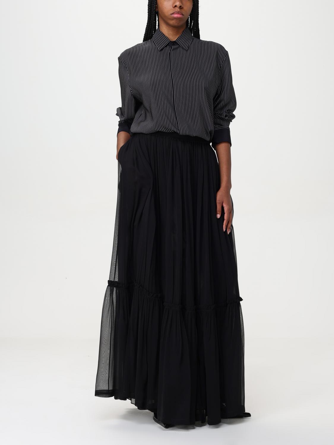Saint Laurent Skirt Woman Black SAINT LAURENT