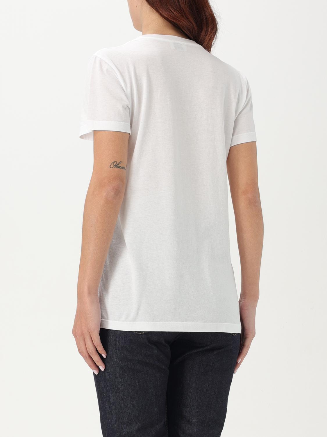 Saint Laurent T-Shirt Woman White SAINT LAURENT