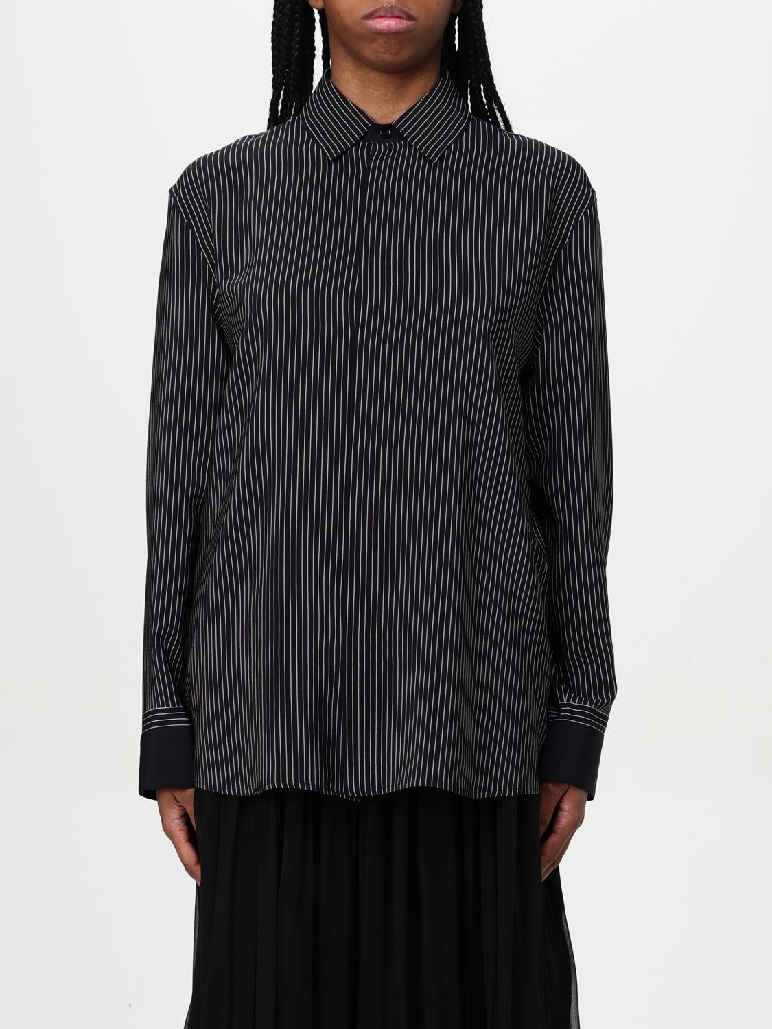 Saint Laurent Shirt Woman Black SAINT LAURENT