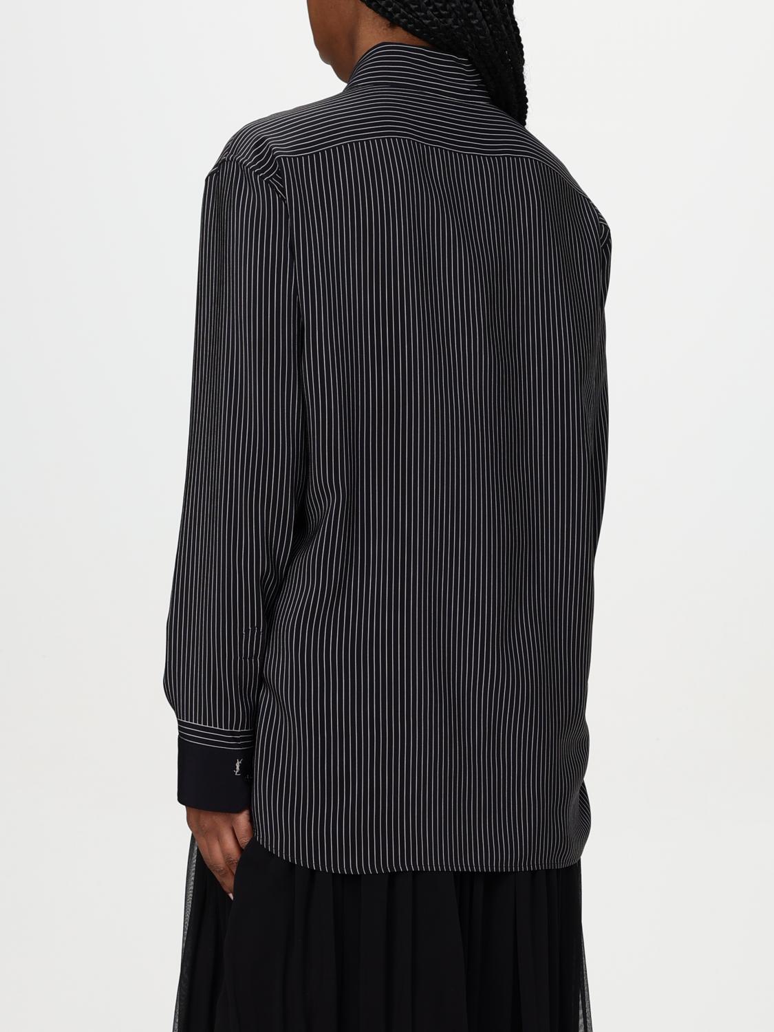Saint Laurent Shirt Woman Black SAINT LAURENT