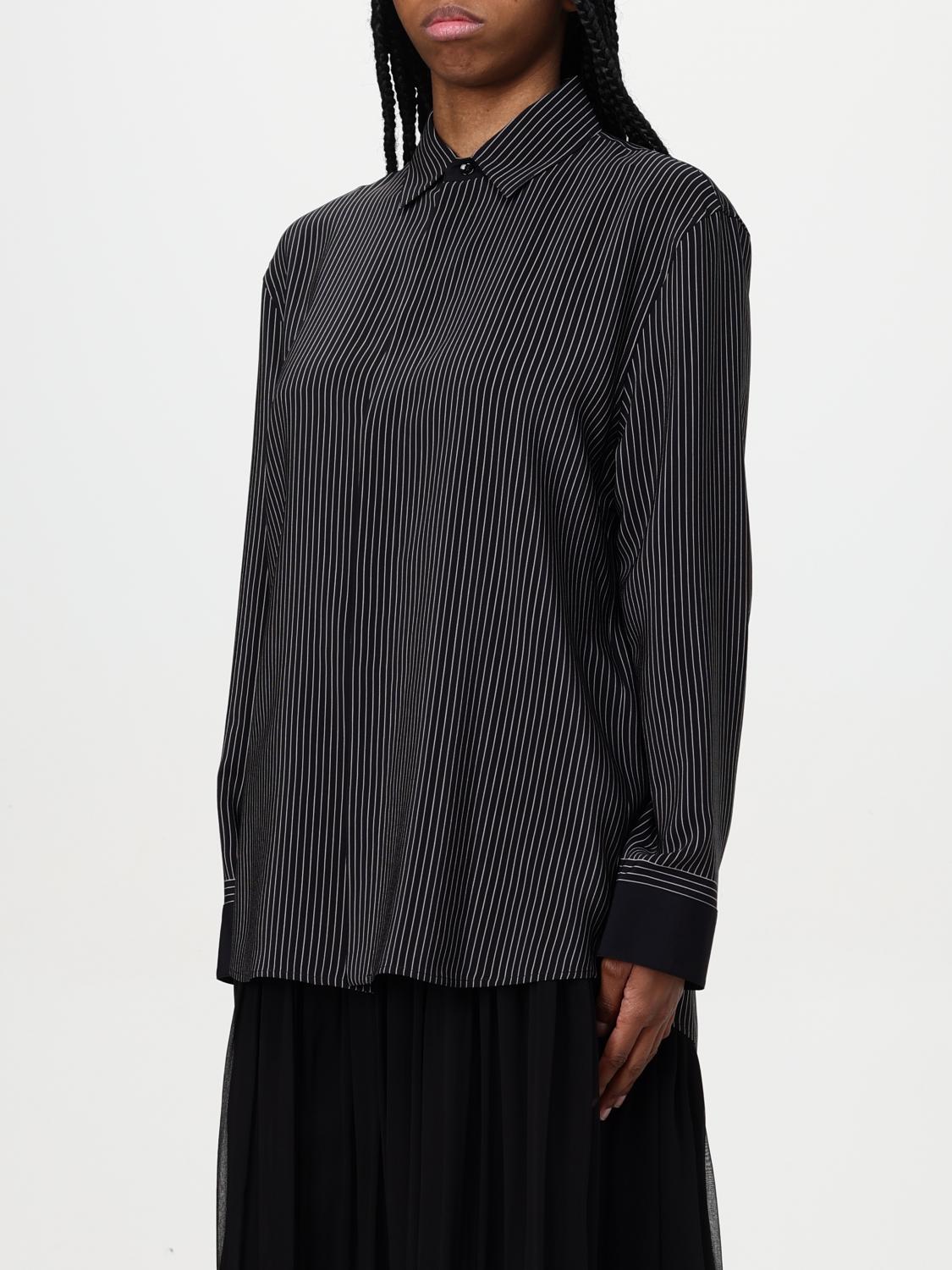 Saint Laurent Shirt Woman Black SAINT LAURENT