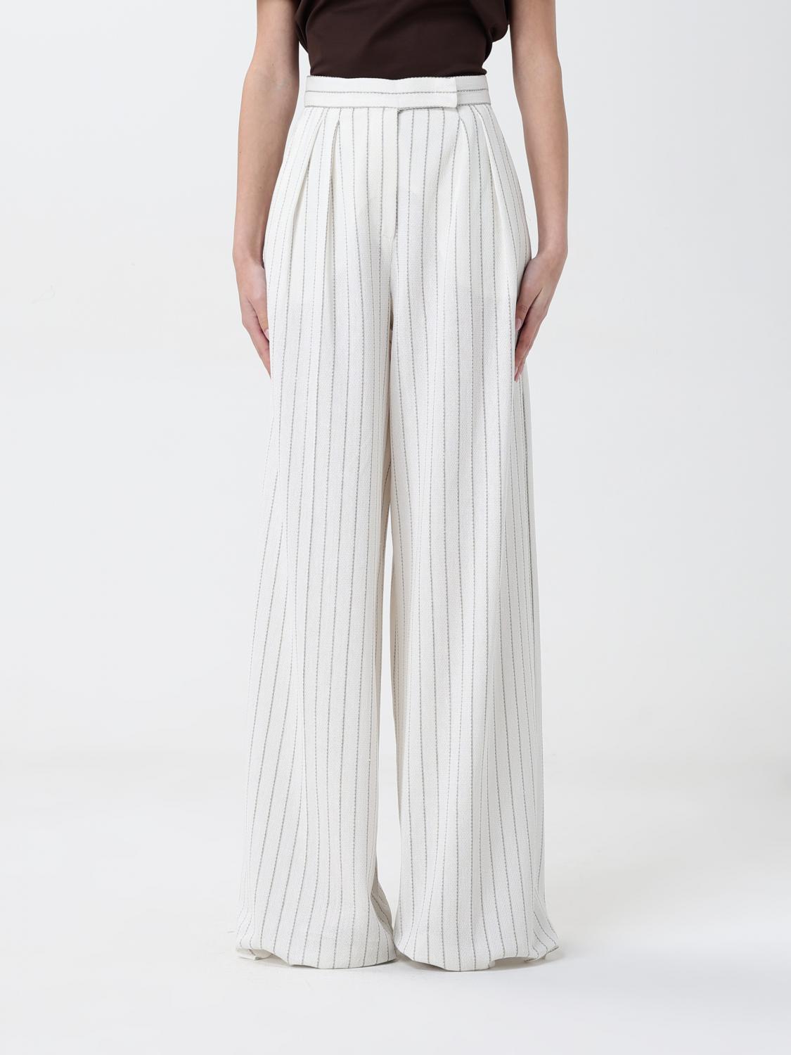 Max Mara Pants Woman White MAX MARA