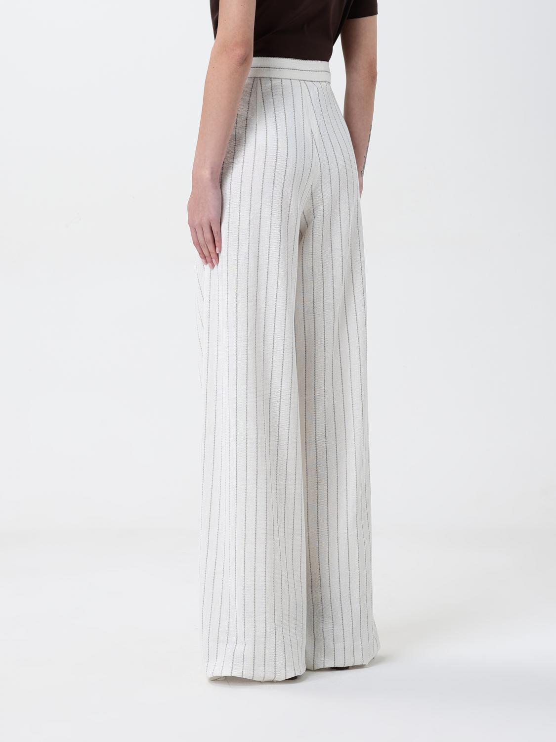 Max Mara Pants Woman White MAX MARA