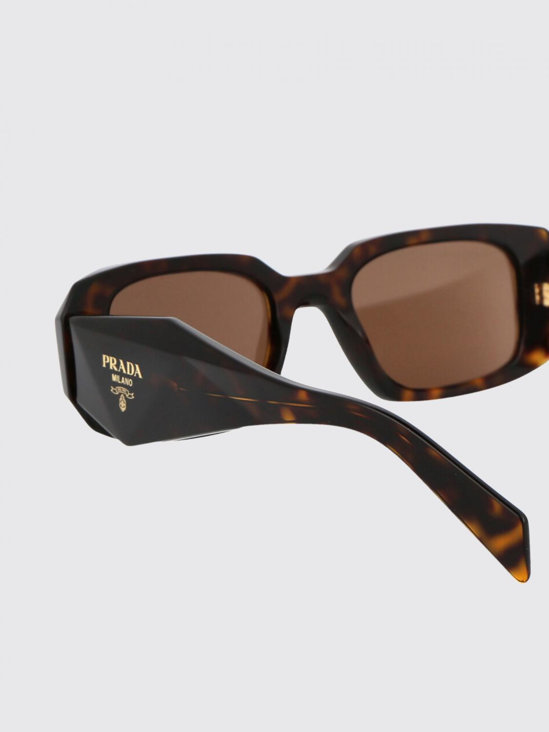 Prada Sunglasses Woman Brown PRADA