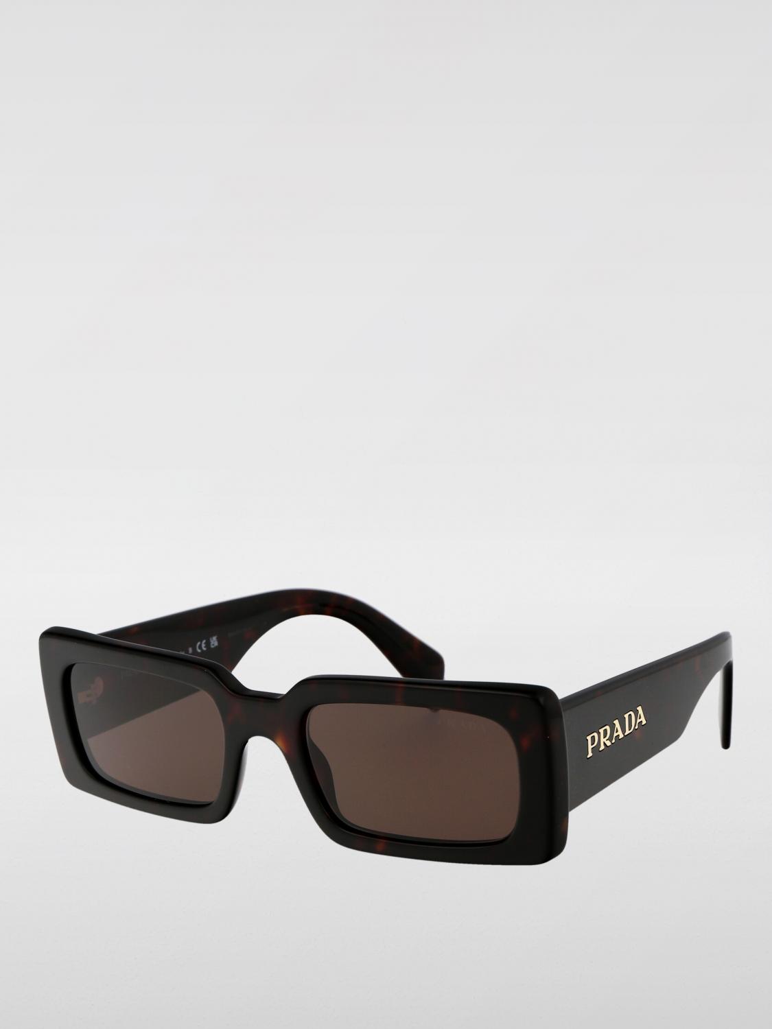 Prada Sunglasses Woman Brown PRADA