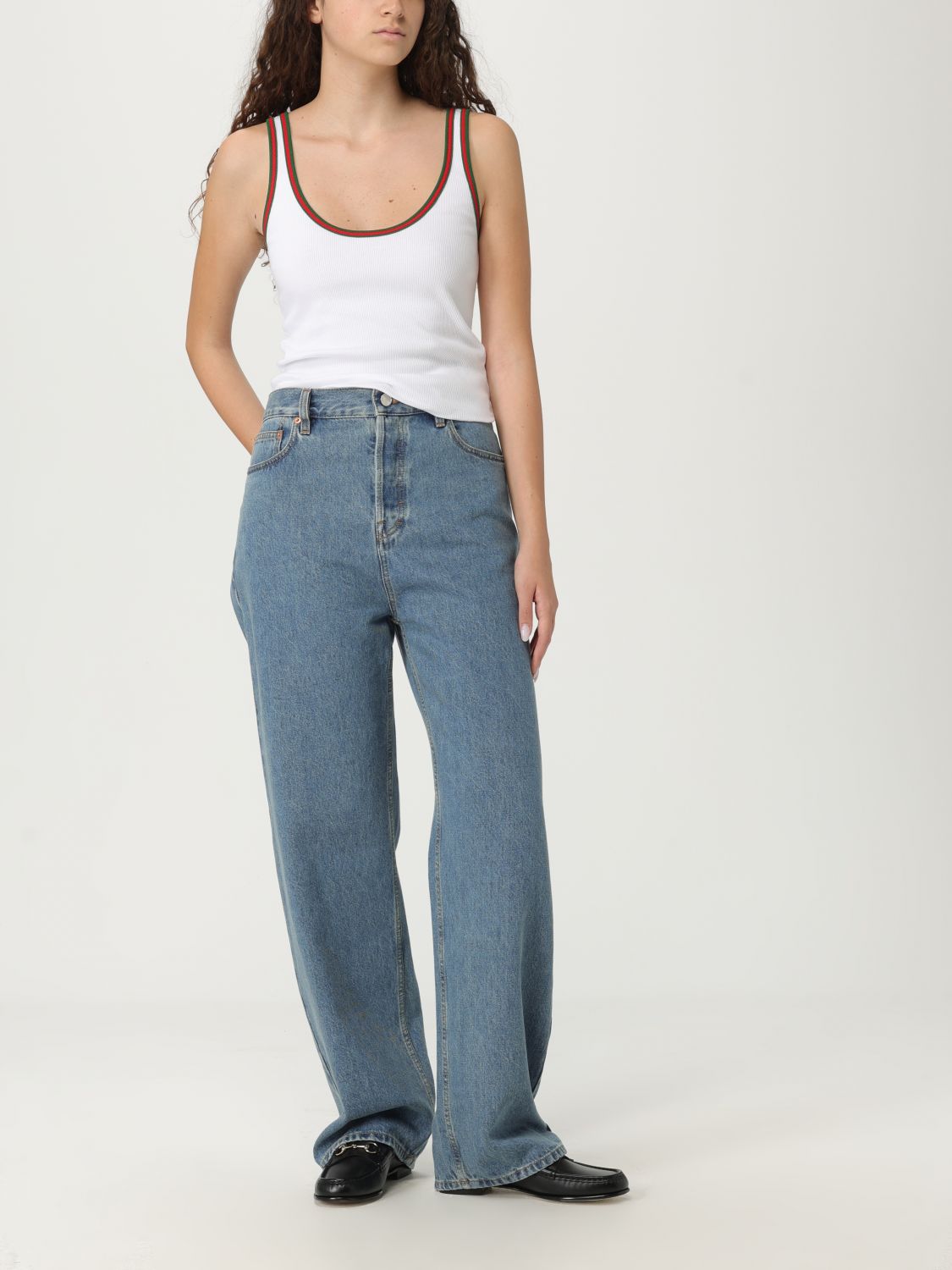 Gucci Jeans Woman Blue GUCCI