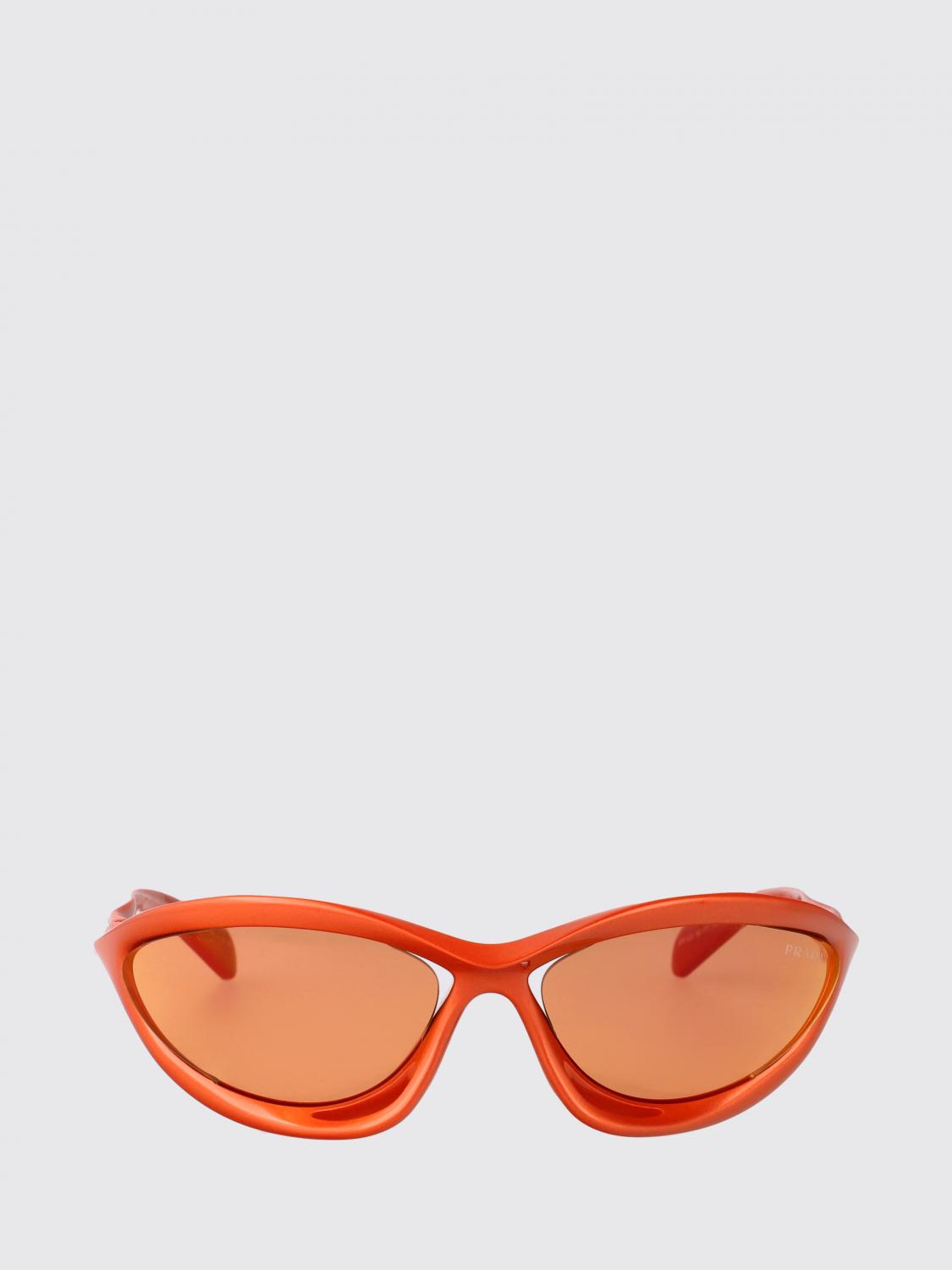 Prada Sunglasses Woman Orange PRADA