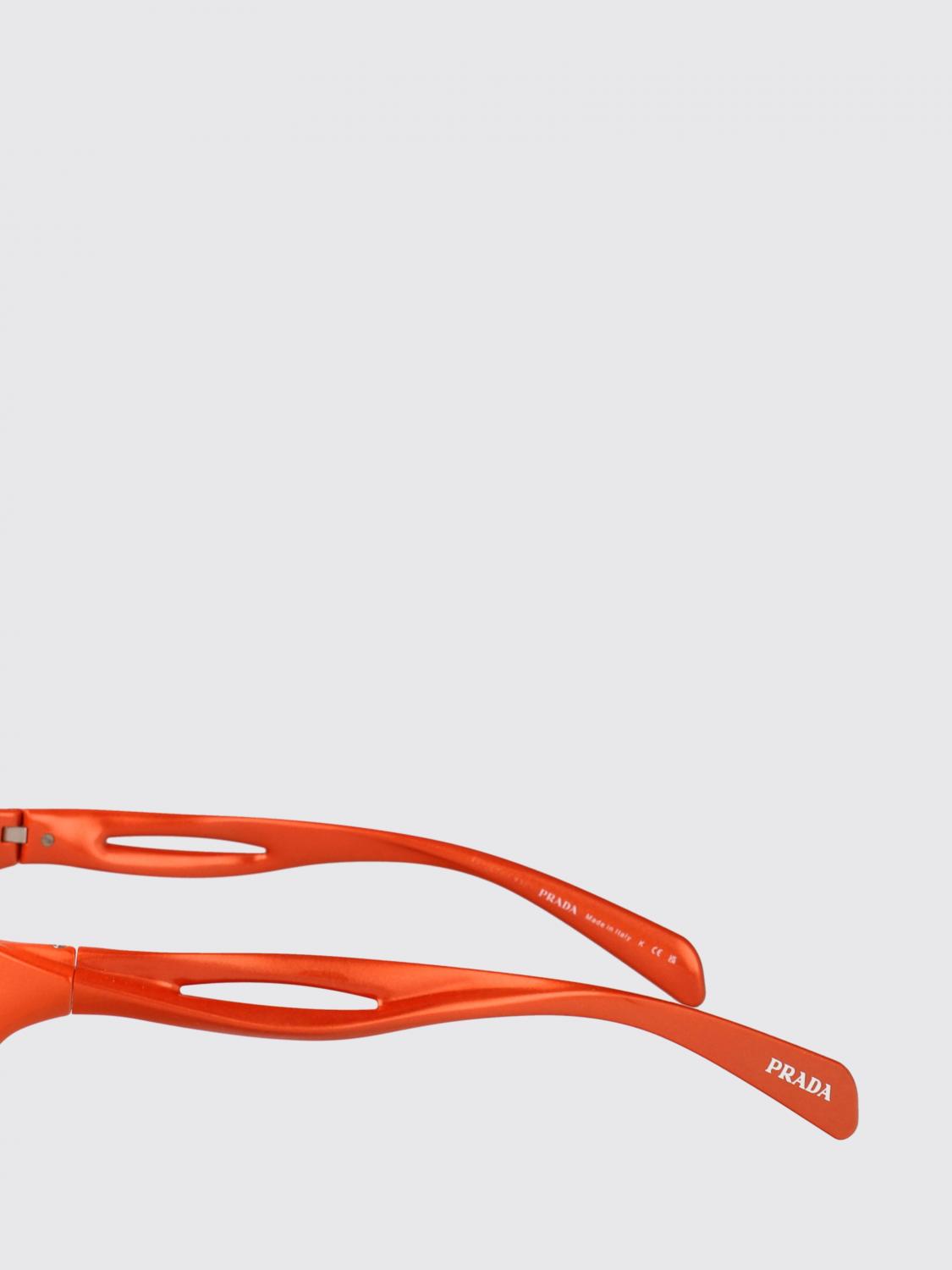Prada Sunglasses Woman Orange PRADA