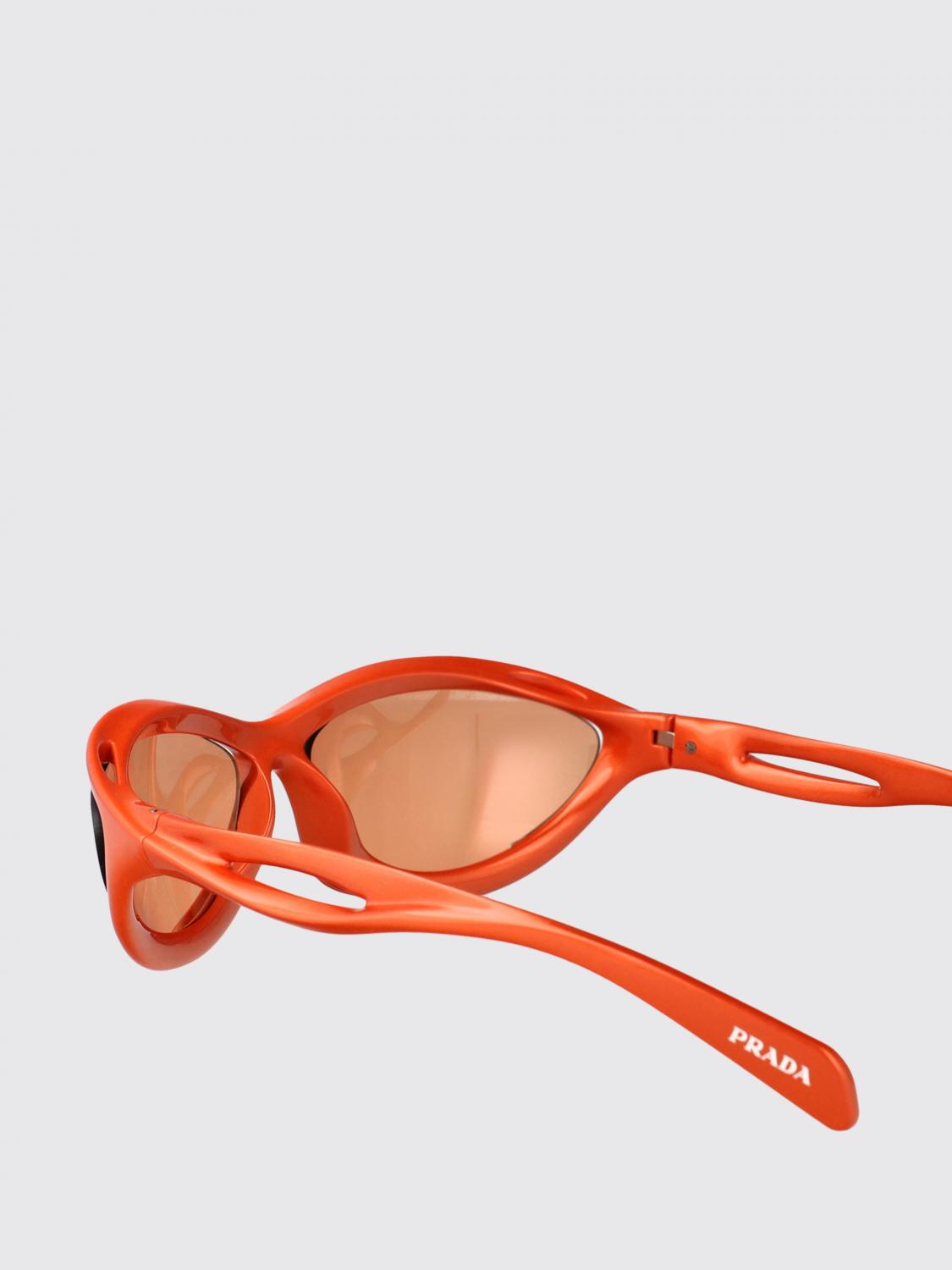 Prada Sunglasses Woman Orange PRADA