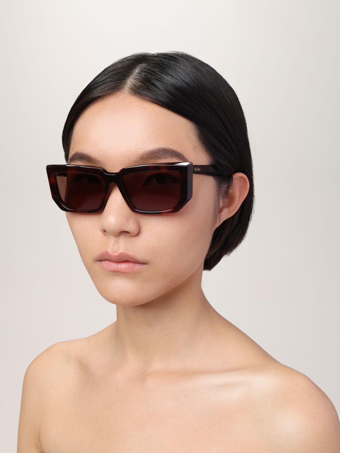 Max Mara Sunglasses Woman Brown MAX MARA