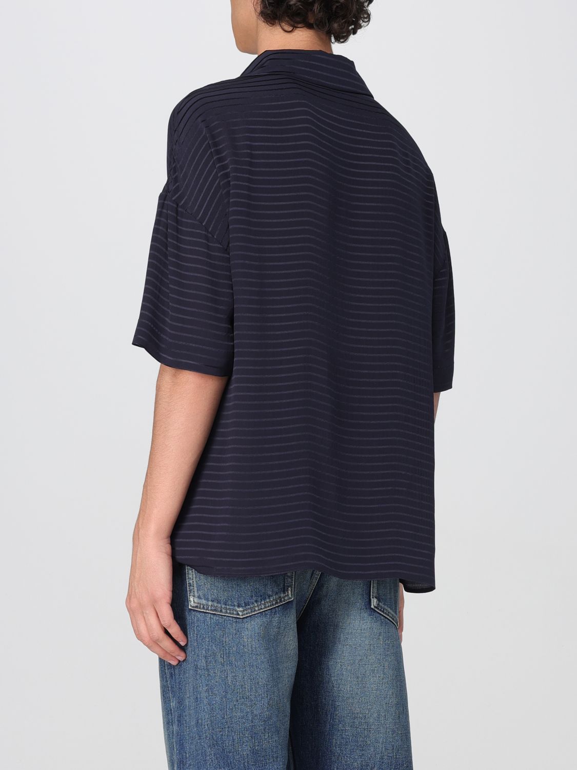 Saint Laurent Polo Shirt Men Blue SAINT LAURENT