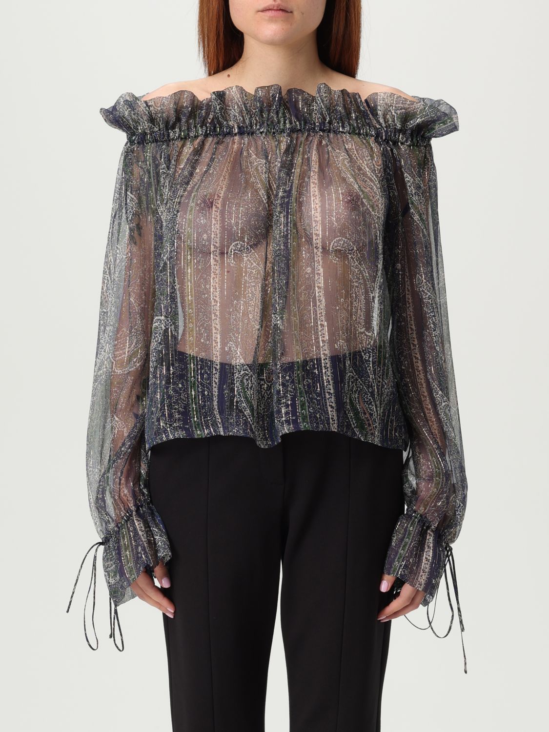 Saint Laurent Top Woman Multicolor SAINT LAURENT