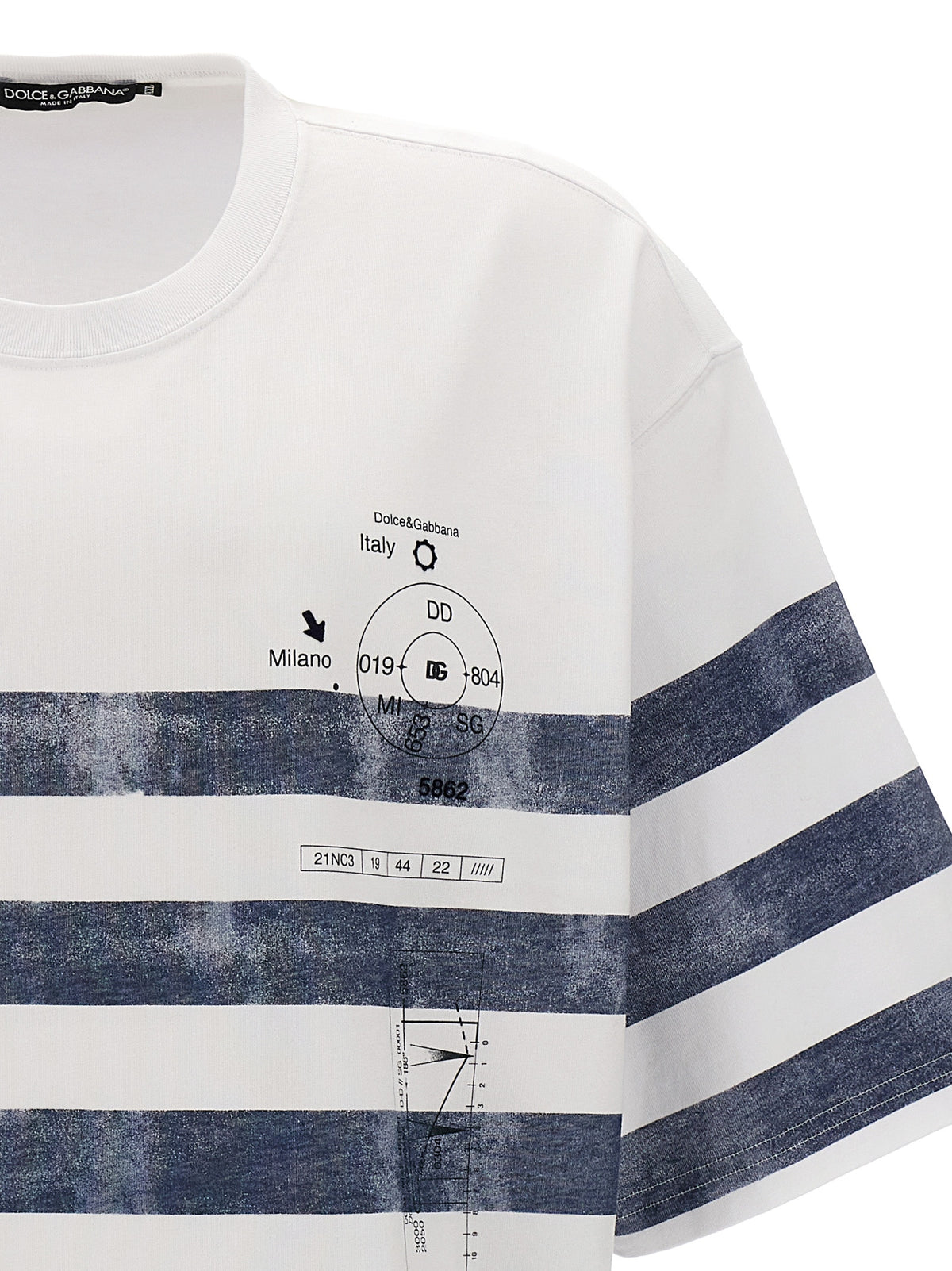 Dolce&Gabbana Men Marina Print T-Shirt DOLCE & GABBANA