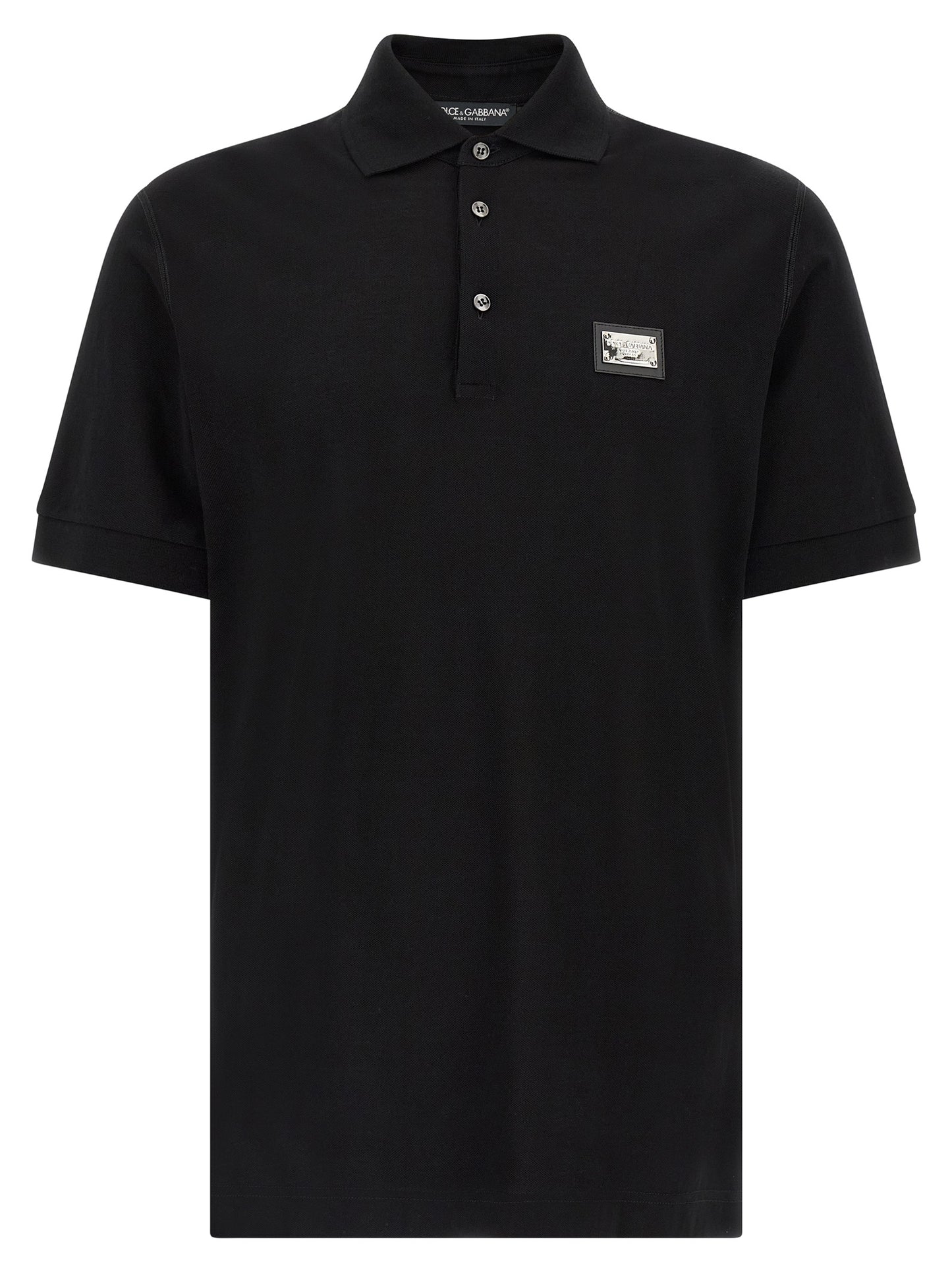 Dolce & Gabbana Men Logo Plate Polo Shirt DOLCE & GABBANA