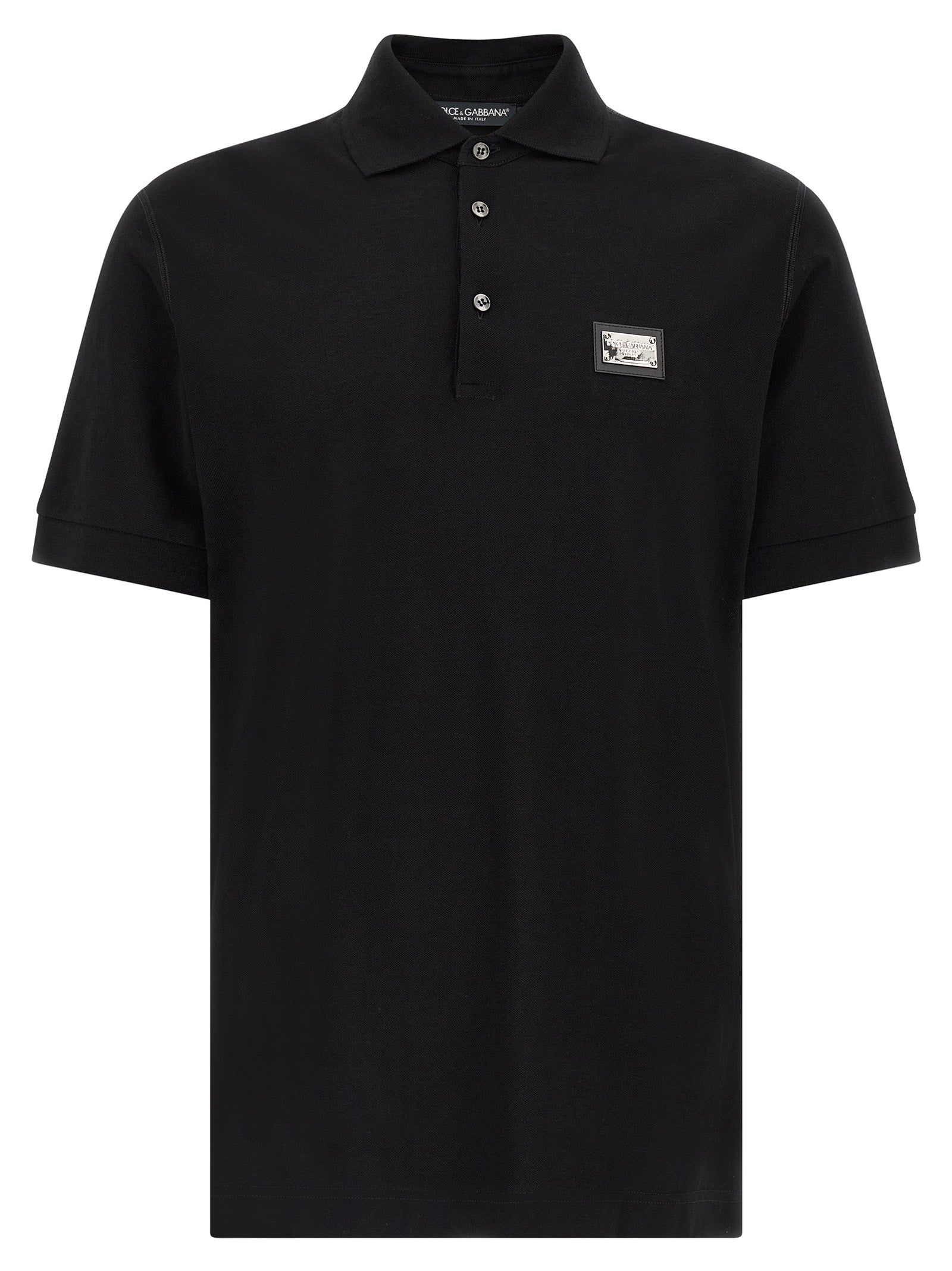 Dolce & Gabbana Men Logo Plate Polo Shirt DOLCE & GABBANA