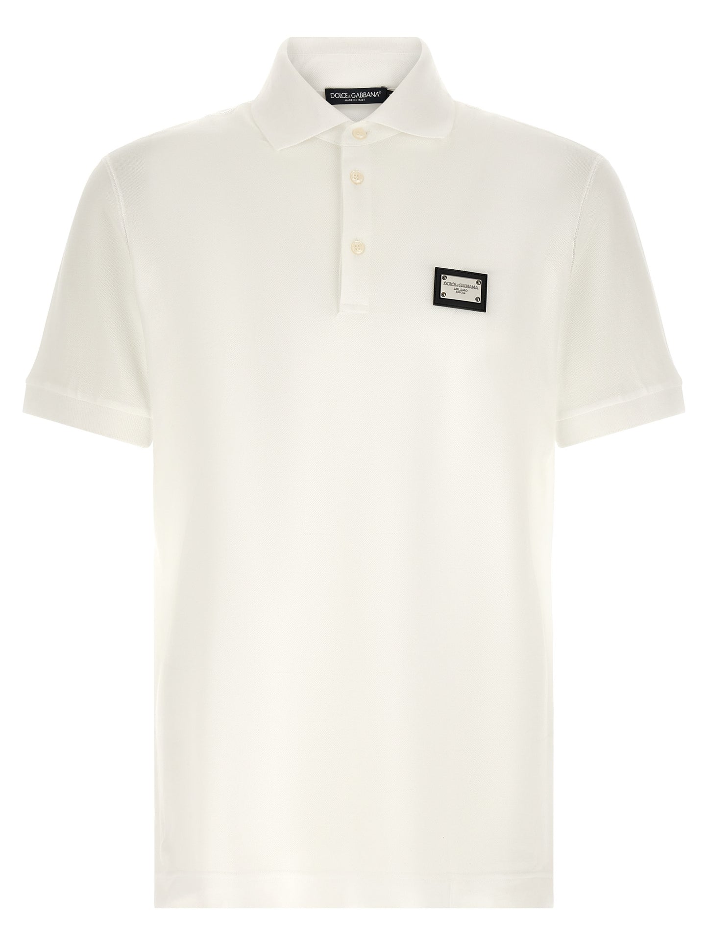 Dolce & Gabbana Men Logo Plate Polo Shirt DOLCE & GABBANA