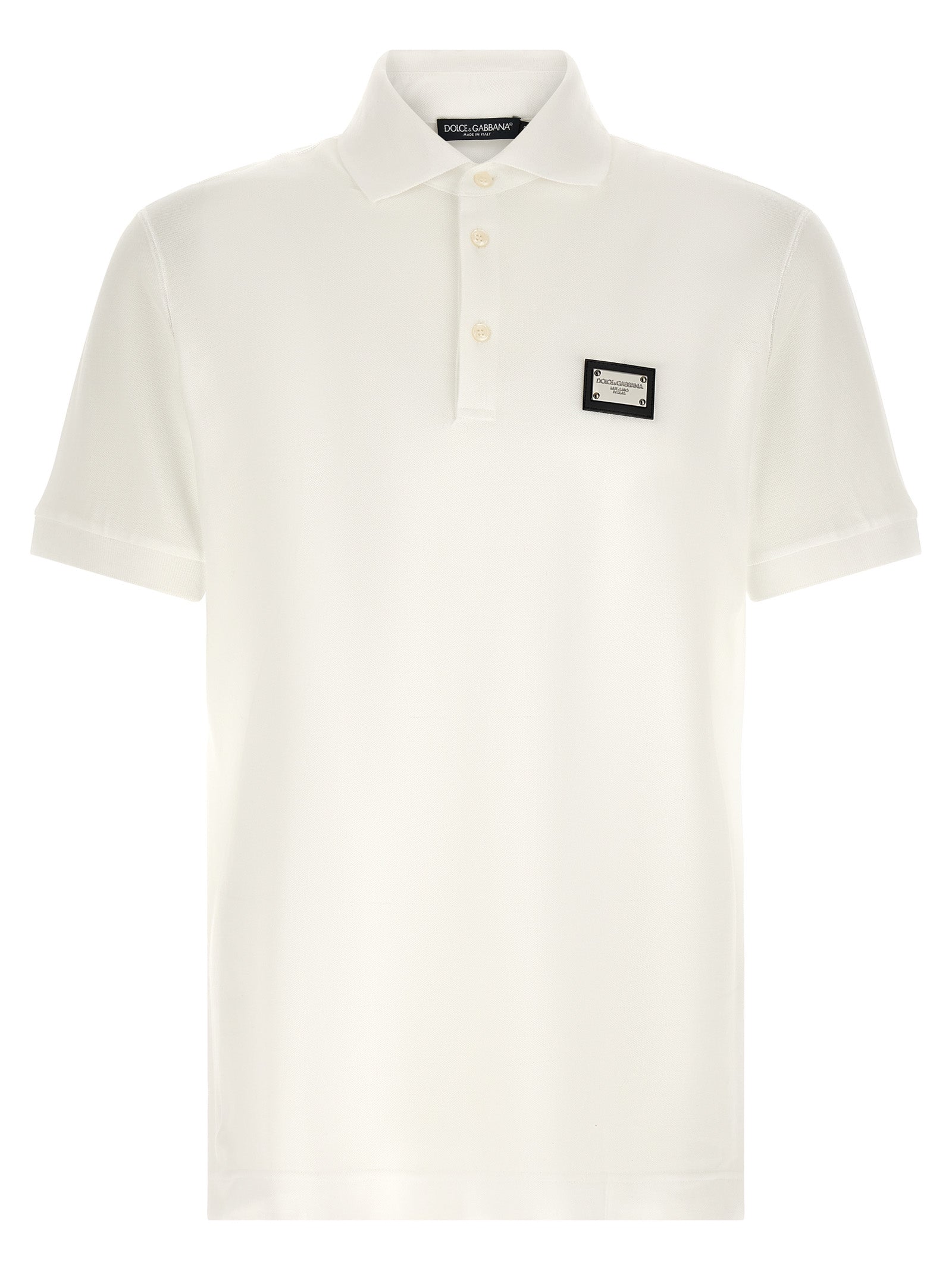 Dolce & Gabbana Men Logo Plate Polo Shirt DOLCE & GABBANA