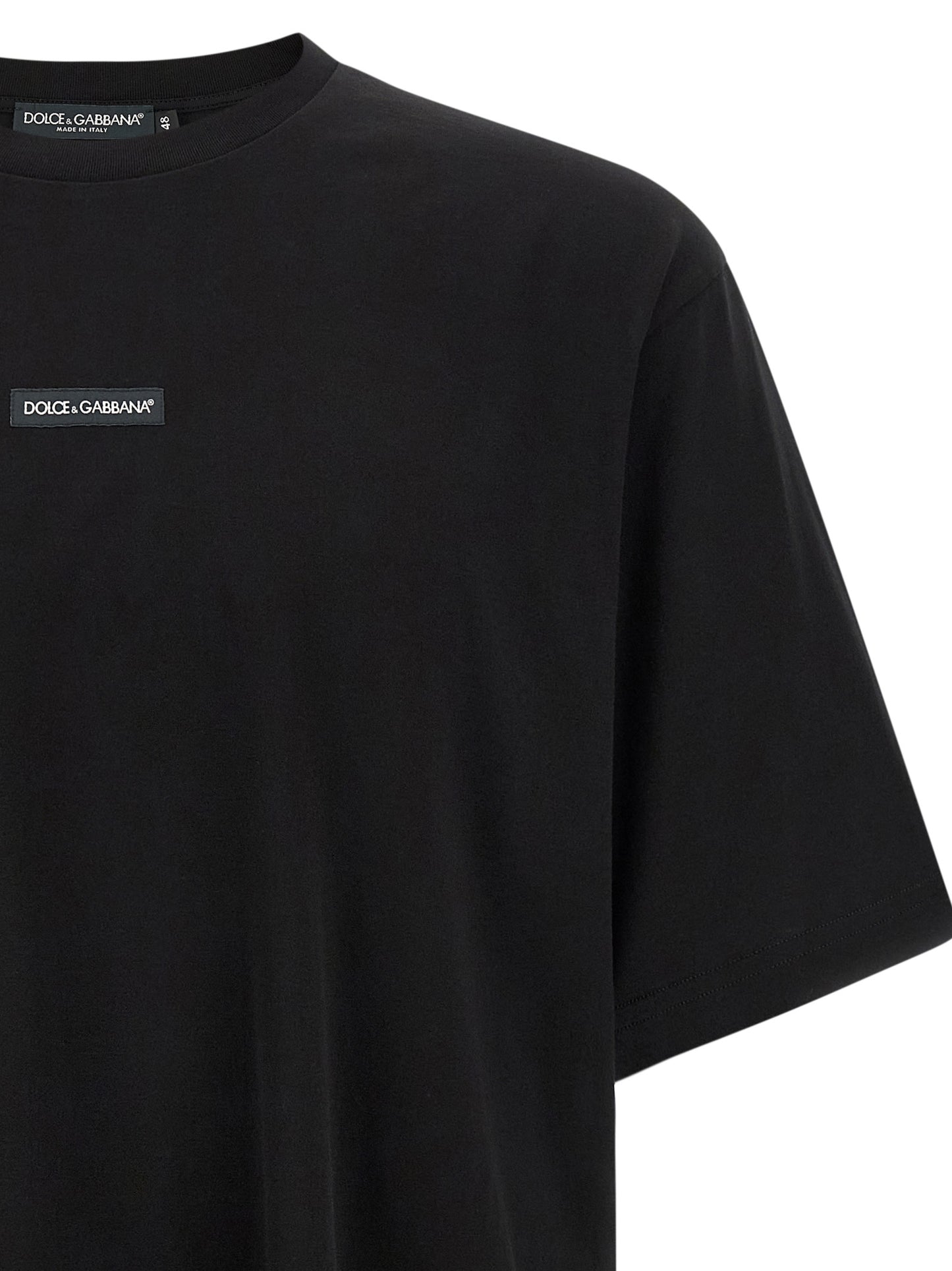 Dolce & Gabbana Men Logo Patch T-Shirt DOLCE & GABBANA