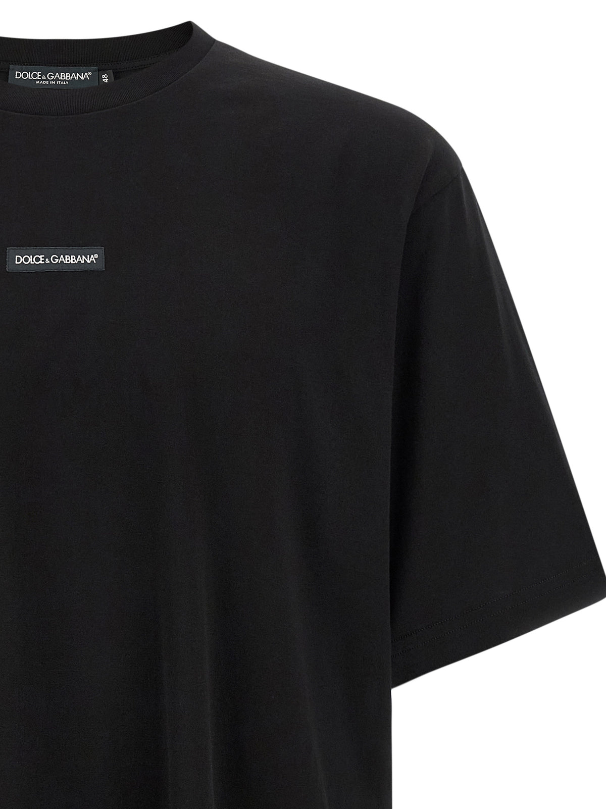 Dolce & Gabbana Men Logo Patch T-Shirt DOLCE & GABBANA