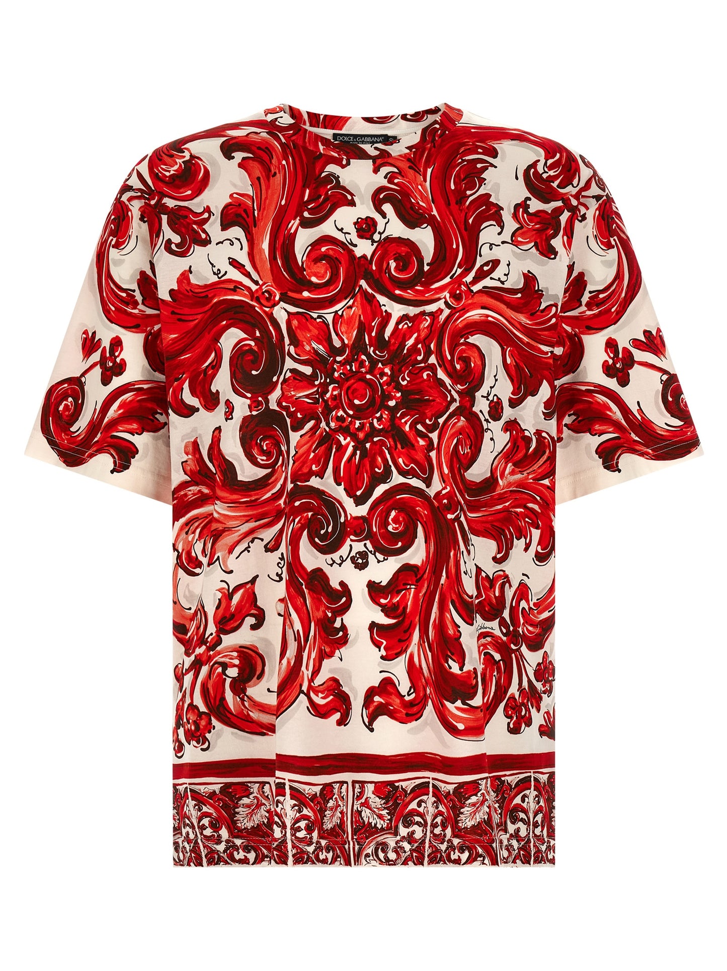 Dolce & Gabbana Men 'Maiolica' T-Shirt DOLCE & GABBANA