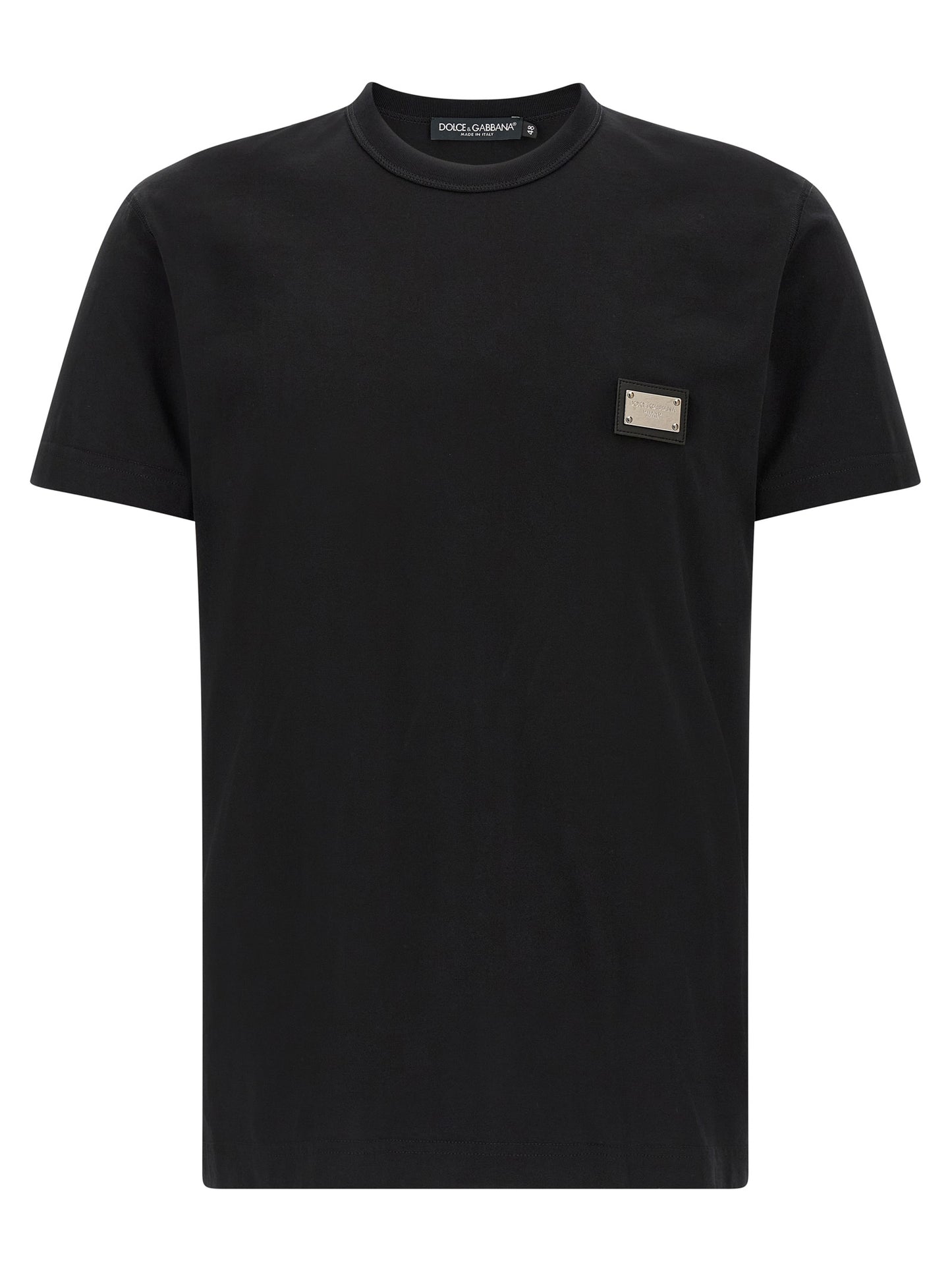 Dolce & Gabbana Men Logo Plate T-Shirt DOLCE & GABBANA