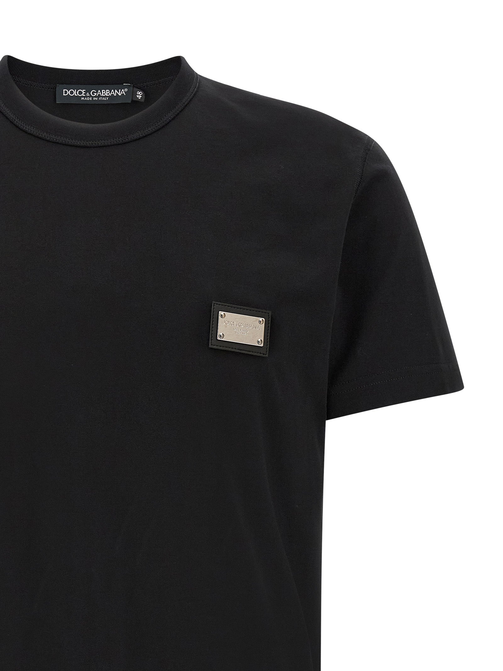 Dolce & Gabbana Men Logo Plate T-Shirt DOLCE & GABBANA