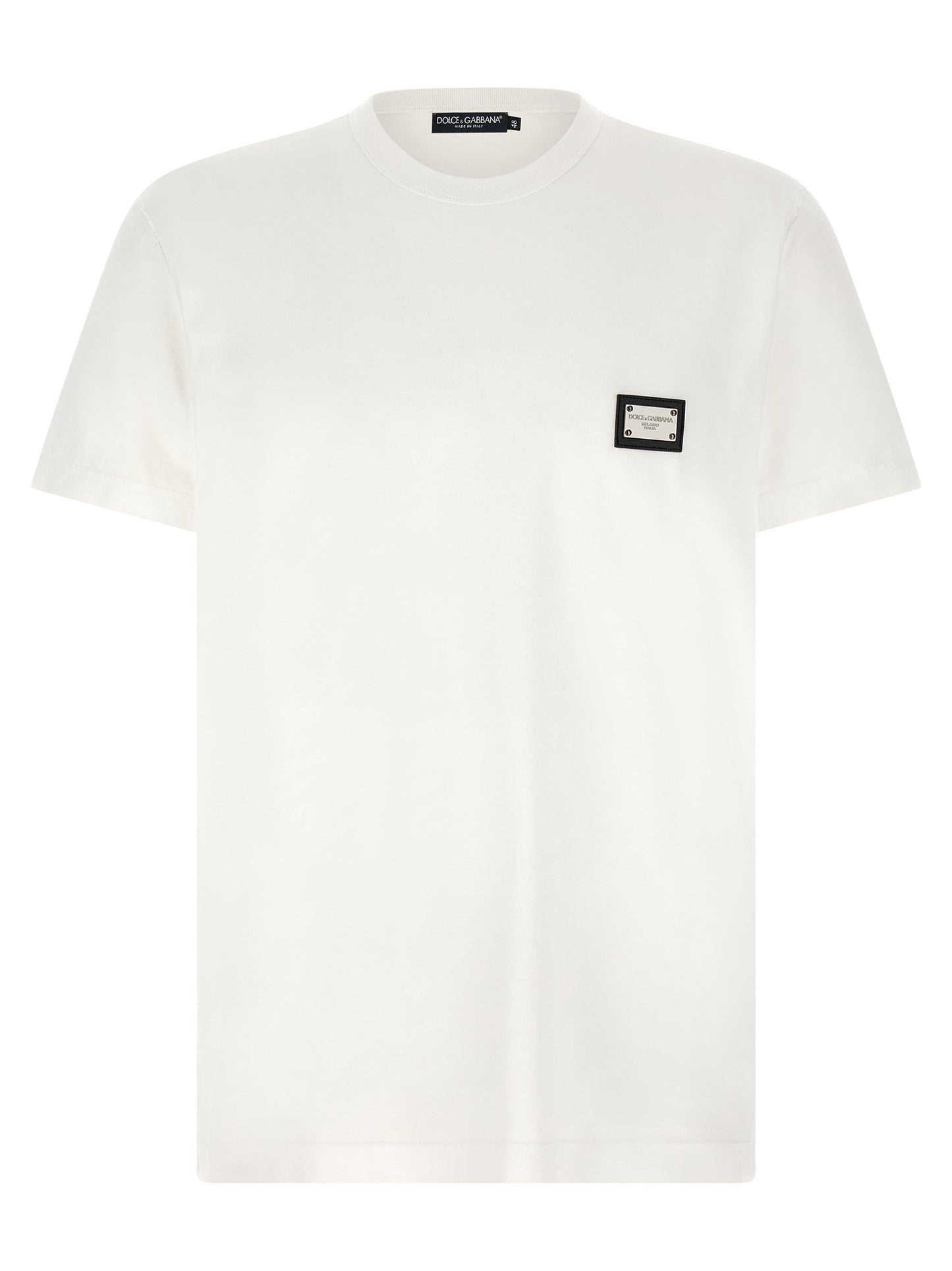 Dolce & Gabbana Men Logo Plate T-Shirt