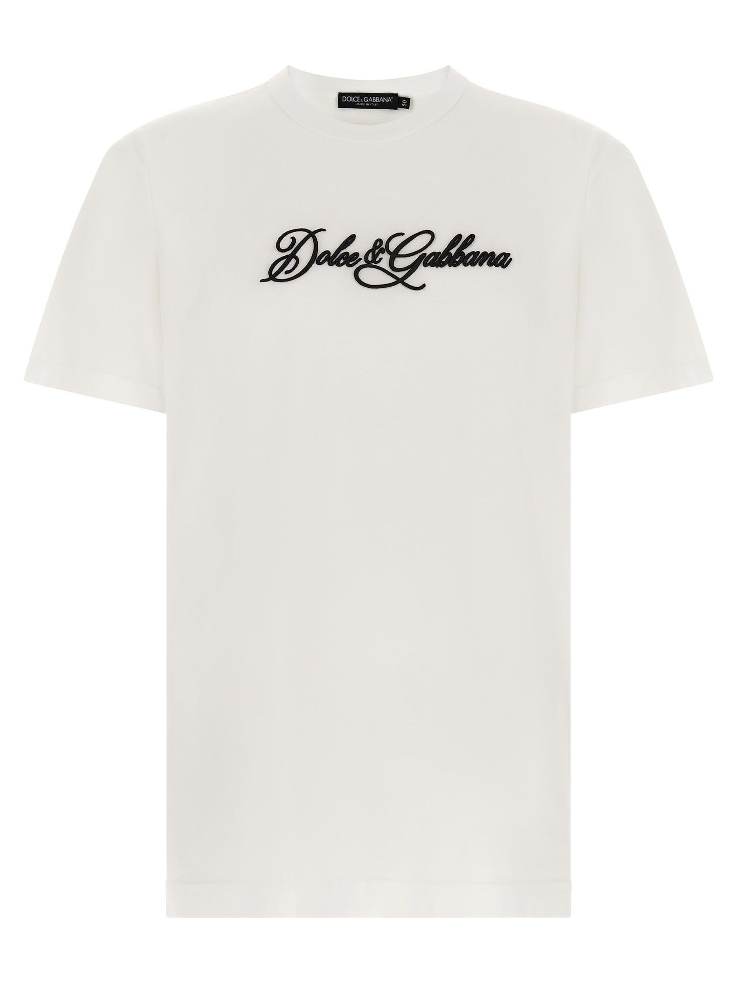 Dolce & Gabbana Men Logo Embroidery T-Shirt DOLCE & GABBANA