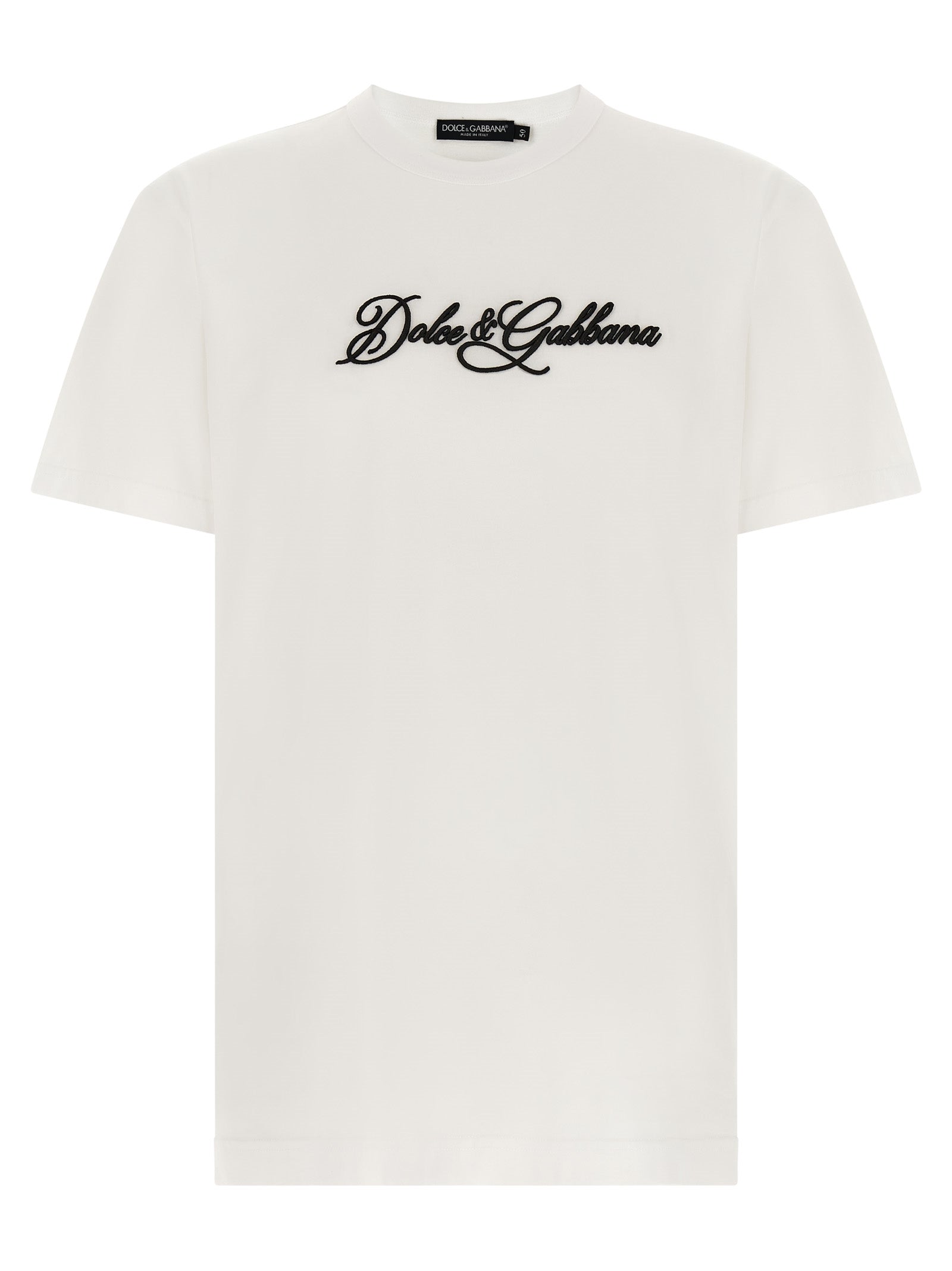 Dolce & Gabbana Men Logo Embroidery T-Shirt DOLCE & GABBANA
