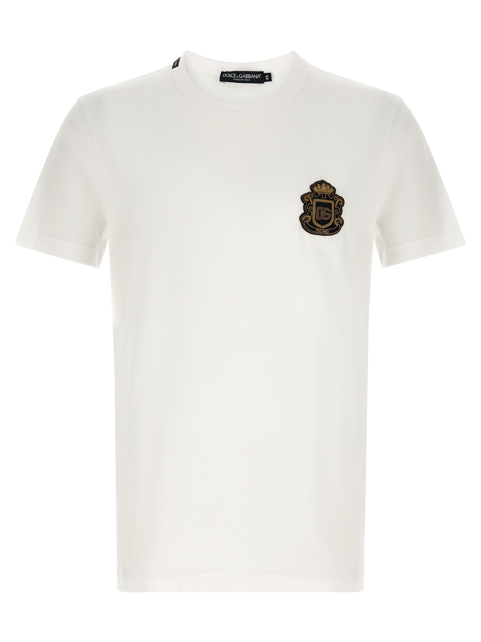 Dolce & Gabbana Men Heraldic Patch T-Shirt DOLCE & GABBANA