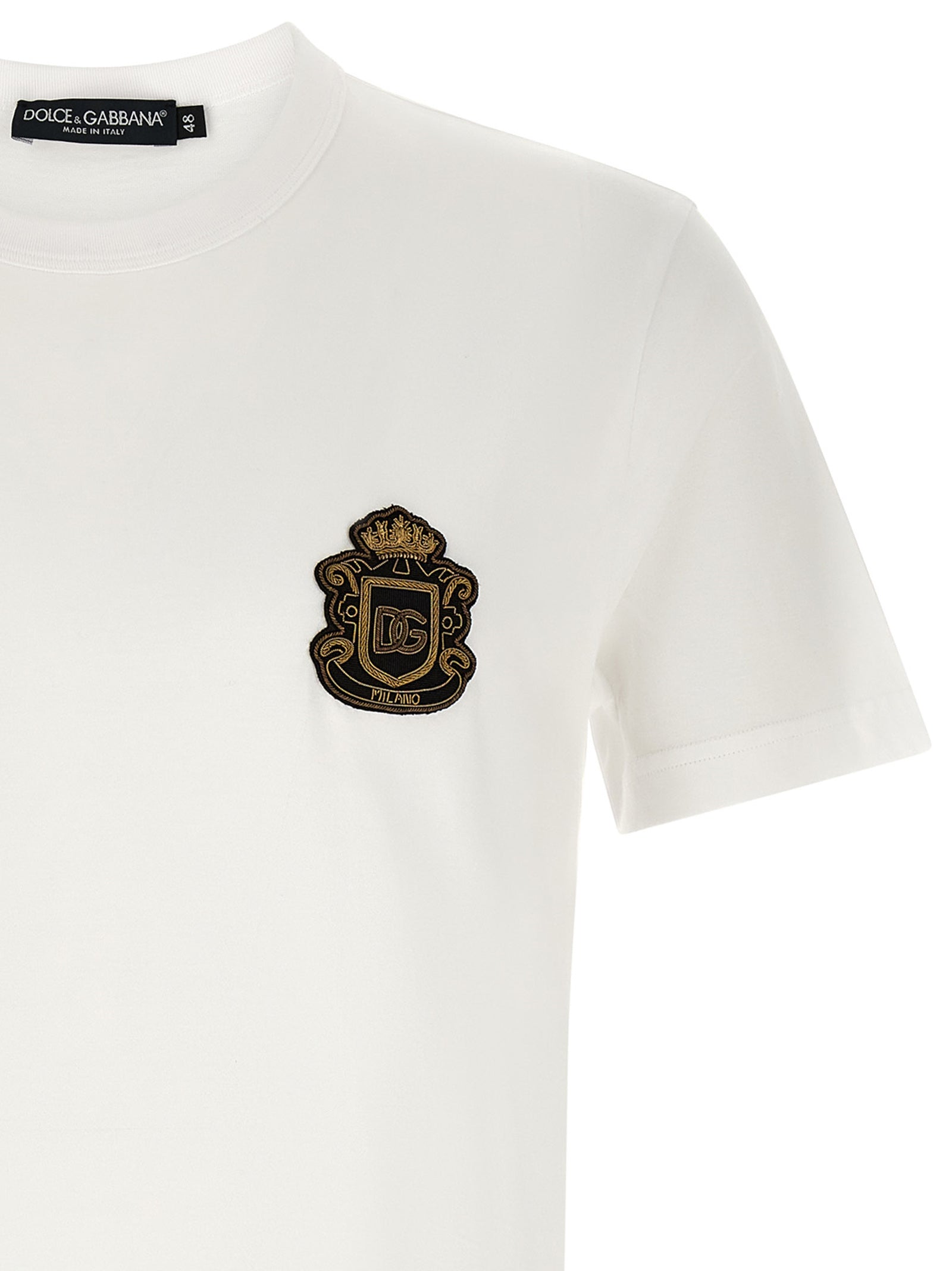 Dolce & Gabbana Men Heraldic Patch T-Shirt DOLCE & GABBANA