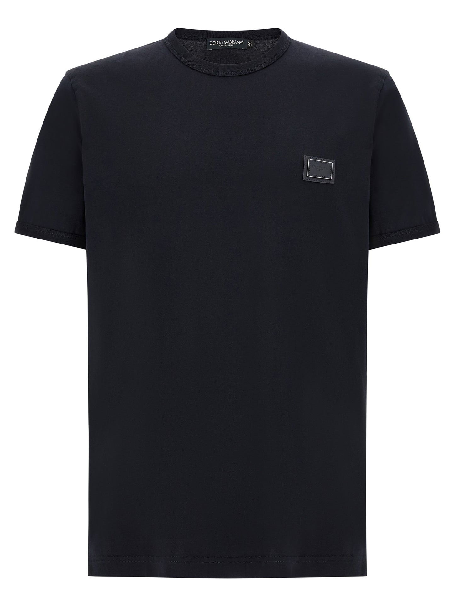 Dolce & Gabbana Men Metal Plate T-Shirt DOLCE & GABBANA