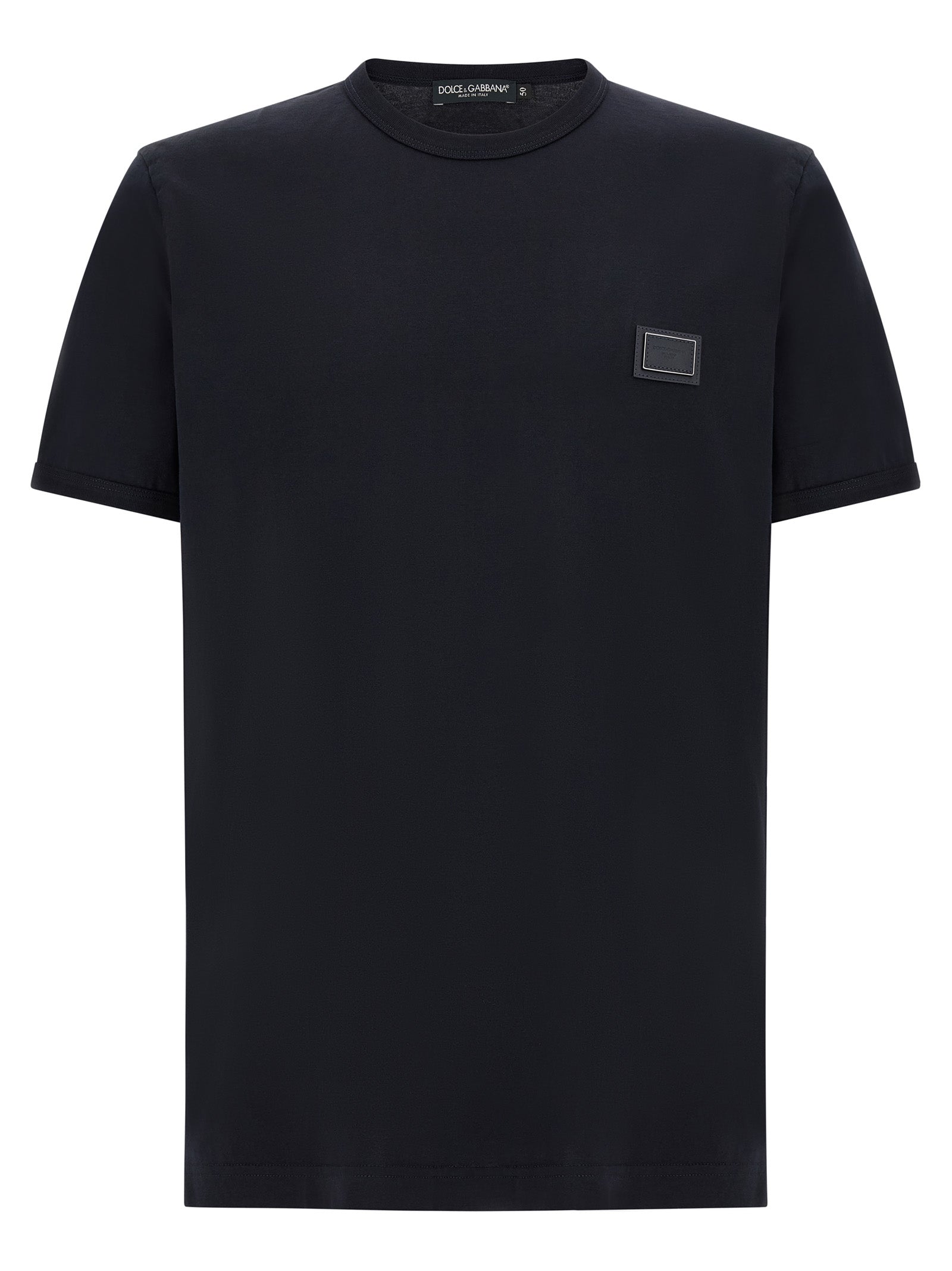 Dolce & Gabbana Men Metal Plate T-Shirt DOLCE & GABBANA