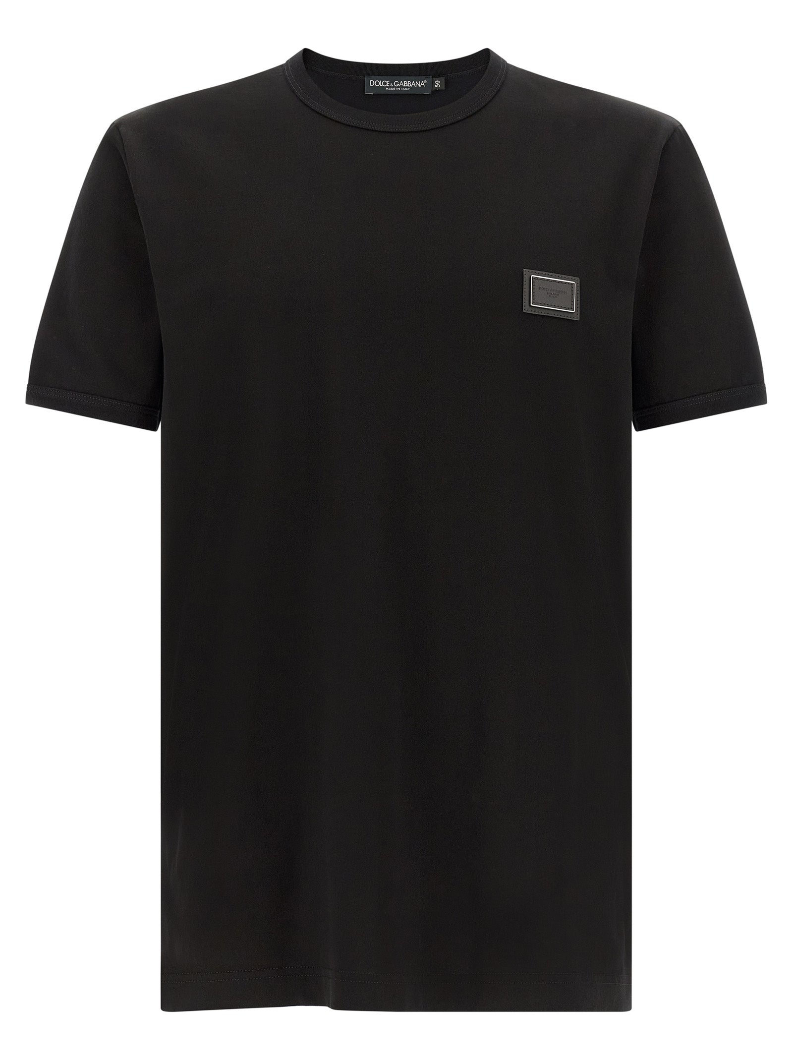 Dolce & Gabbana Men Metal Plate T-Shirt DOLCE & GABBANA