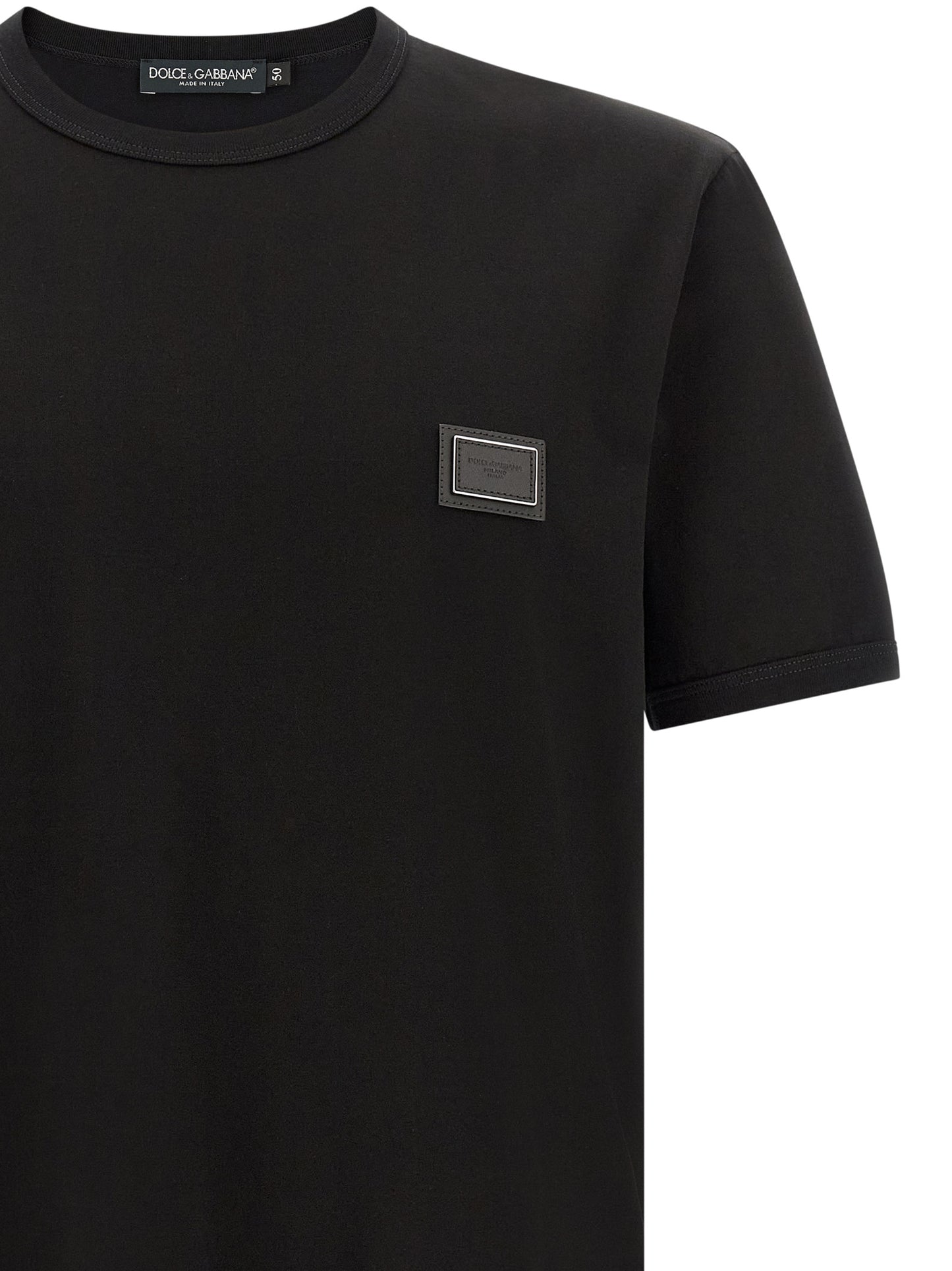 Dolce & Gabbana Men Metal Plate T-Shirt DOLCE & GABBANA