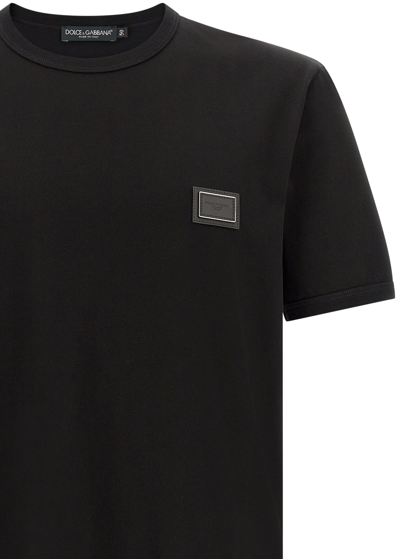 Dolce & Gabbana Men Metal Plate T-Shirt DOLCE & GABBANA