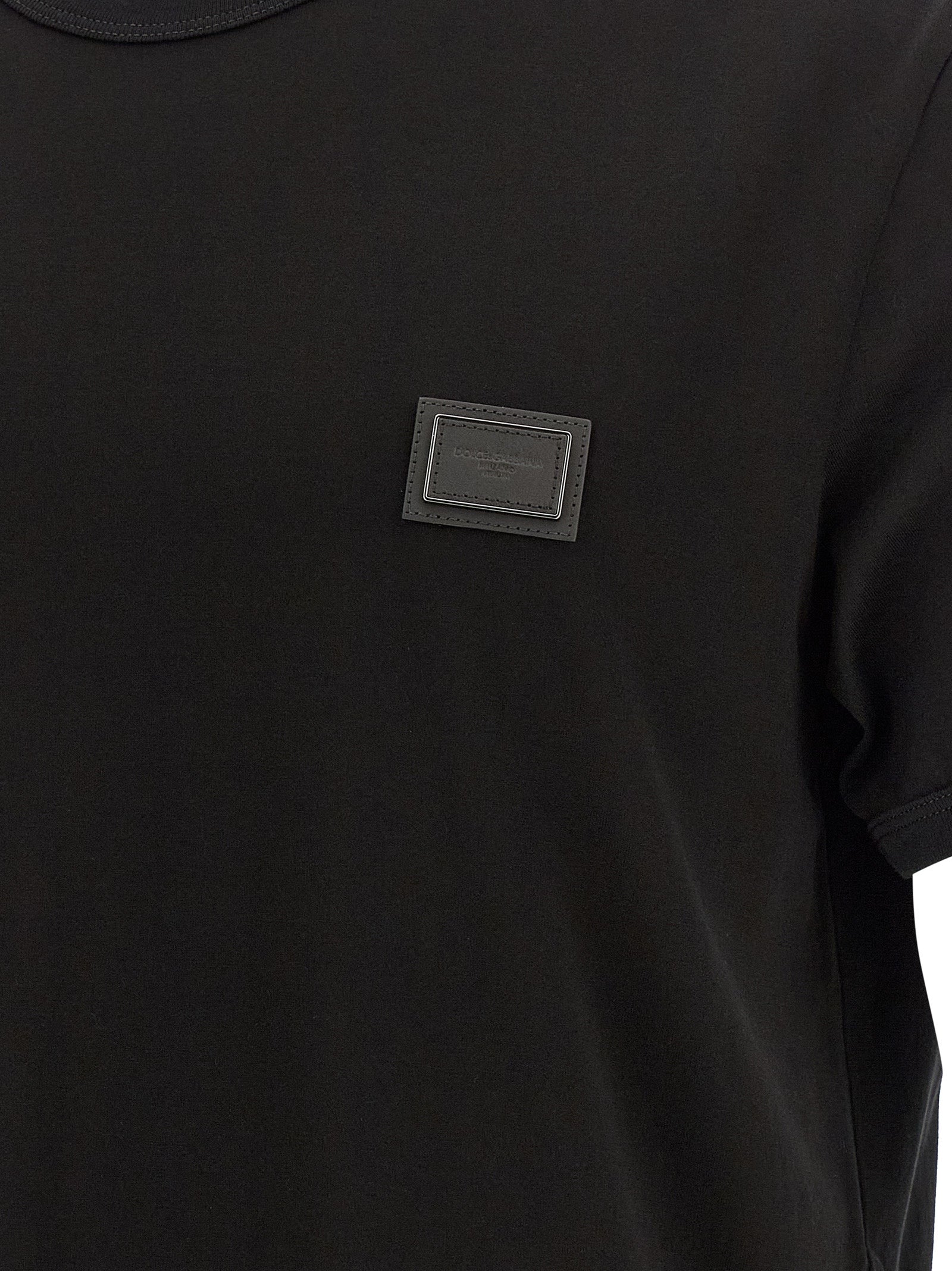 Dolce & Gabbana Men Metal Plate T-Shirt DOLCE & GABBANA