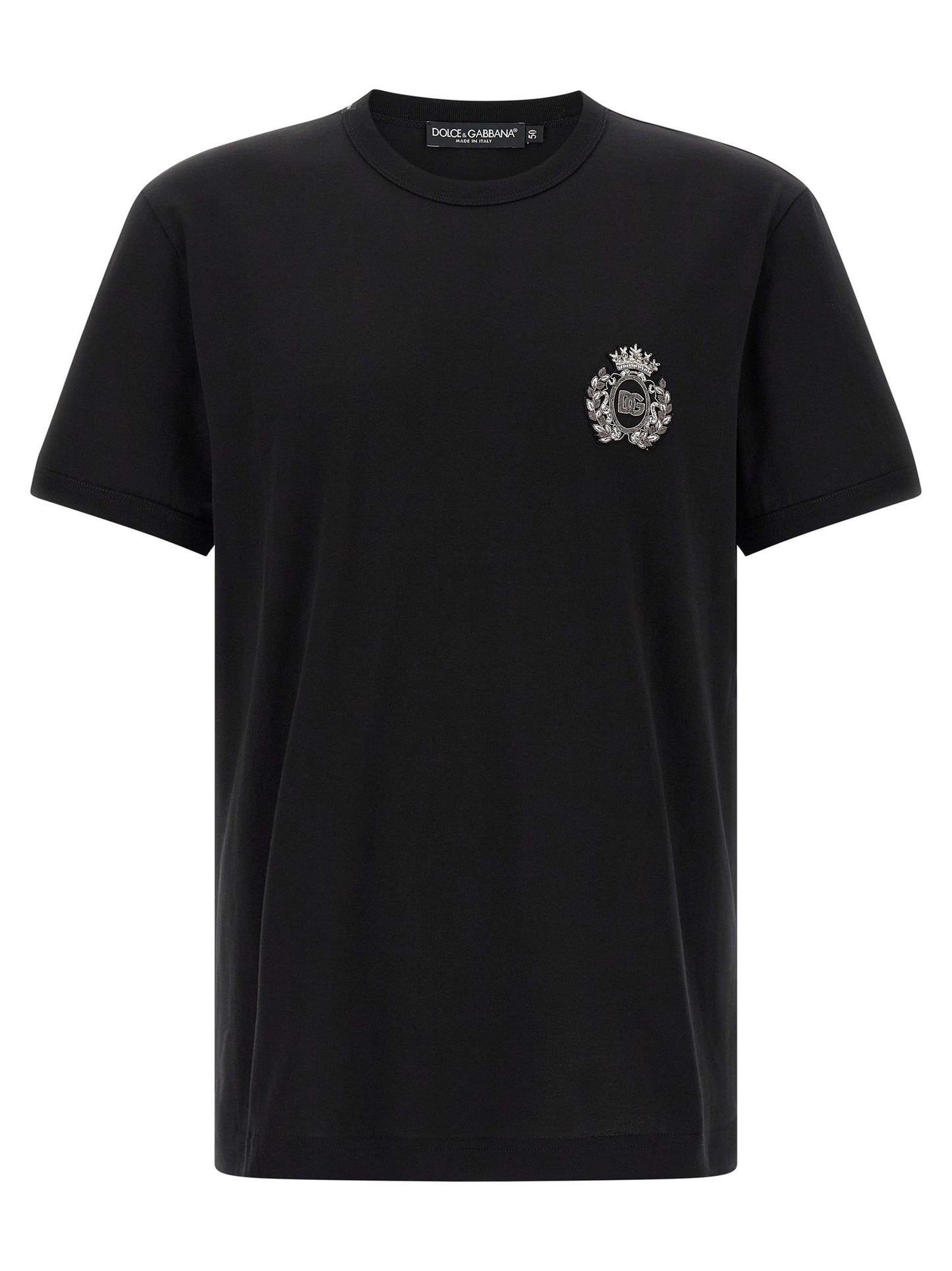 Dolce & Gabbana Men Heraldic Patch T-Shirt DOLCE & GABBANA