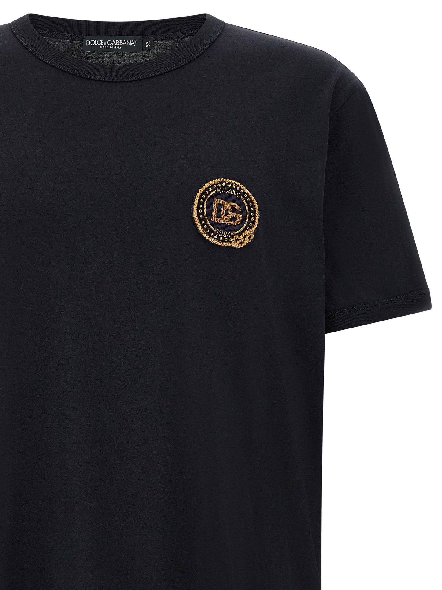 Dolce & Gabbana Men Logo Patch T-Shirt DOLCE & GABBANA
