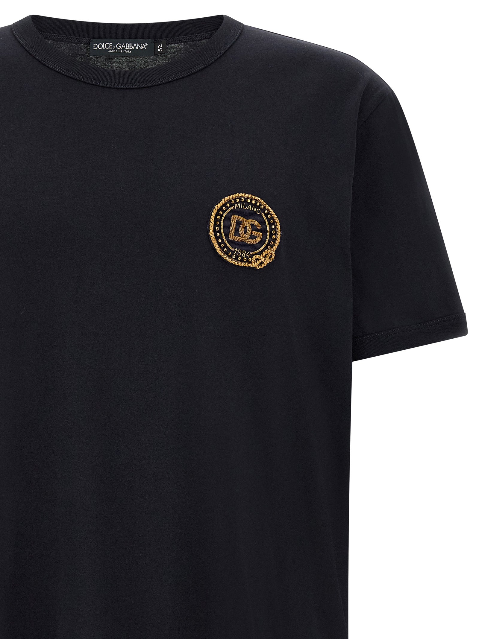 Dolce & Gabbana Men Logo Patch T-Shirt DOLCE & GABBANA