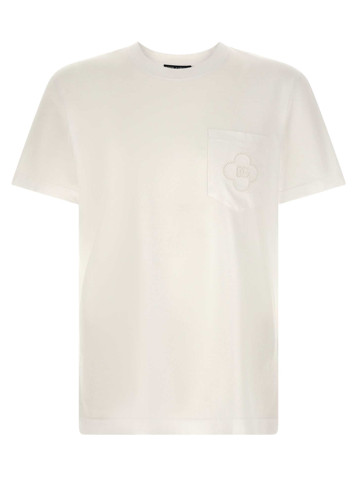 Dolce & Gabbana Men Openwork Logo T-Shirt DOLCE & GABBANA