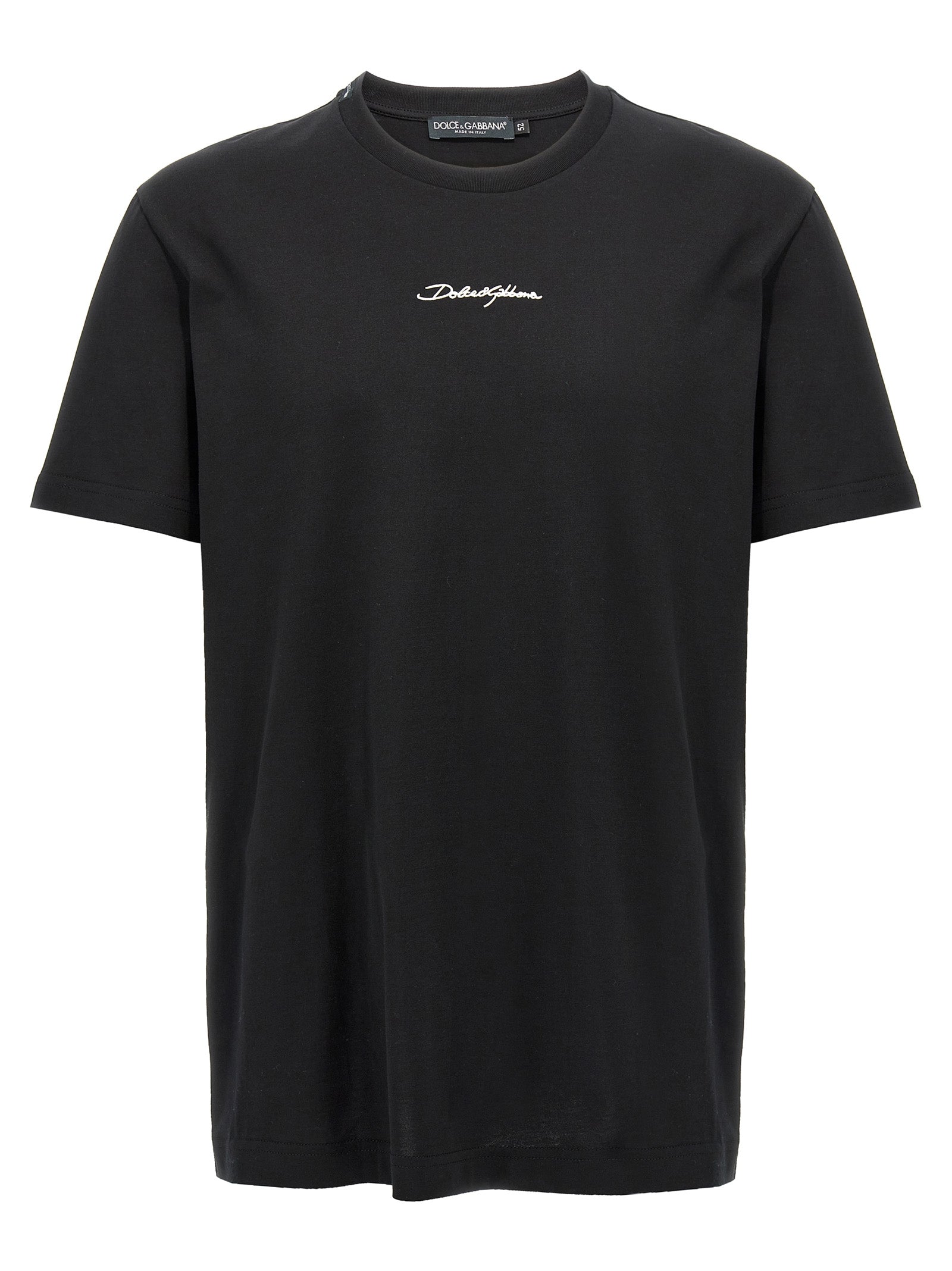 Dolce & Gabbana Men Logo Embroidery T-Shirt DOLCE & GABBANA