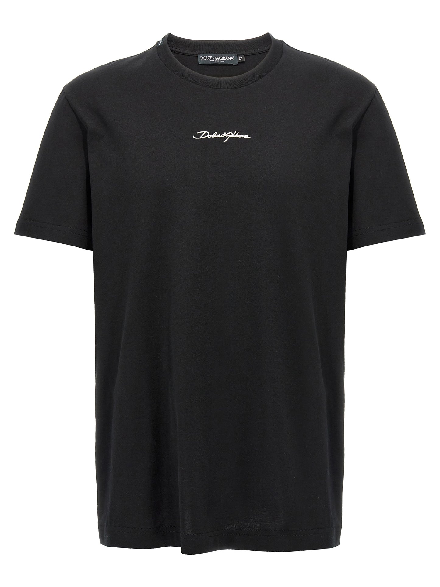 Dolce & Gabbana Men Logo Embroidery T-Shirt DOLCE & GABBANA