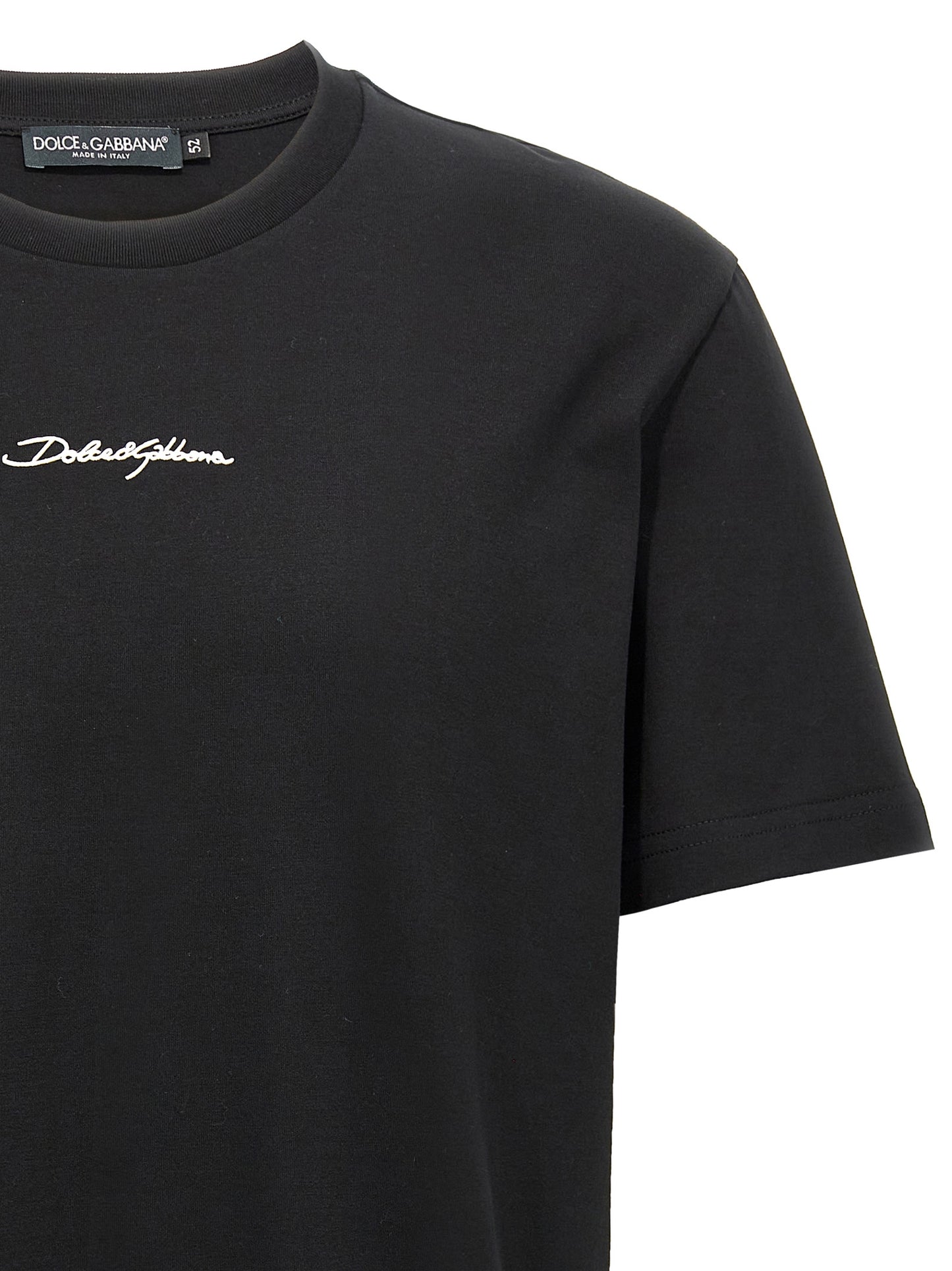 Dolce & Gabbana Men Logo Embroidery T-Shirt DOLCE & GABBANA