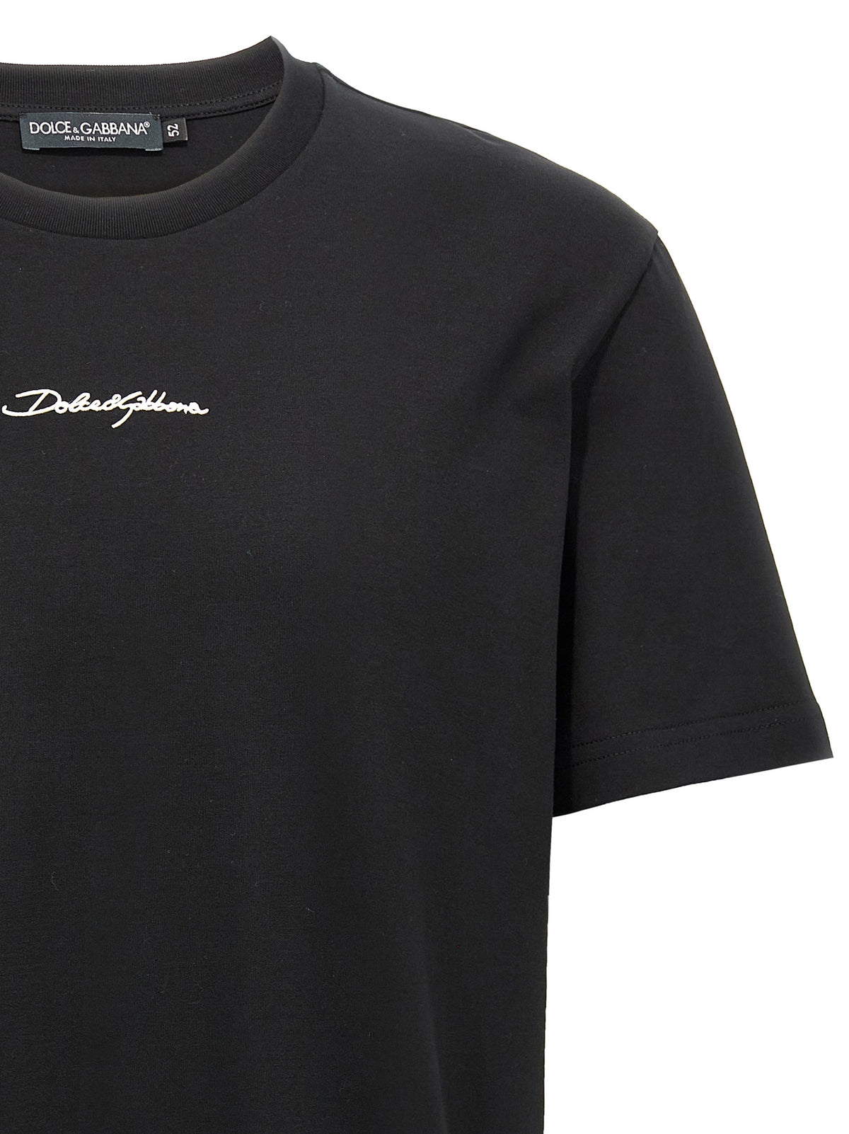 Dolce & Gabbana Men Logo Embroidery T-Shirt DOLCE & GABBANA