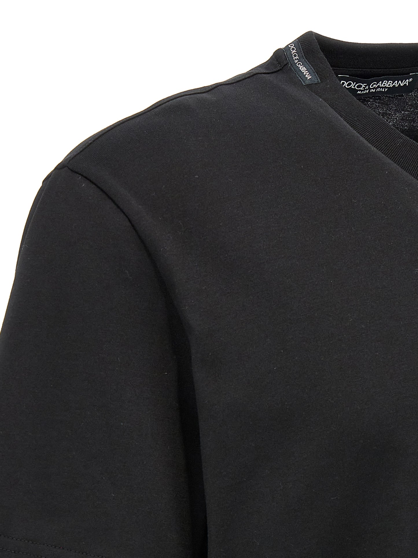 Dolce & Gabbana Men Logo Embroidery T-Shirt DOLCE & GABBANA